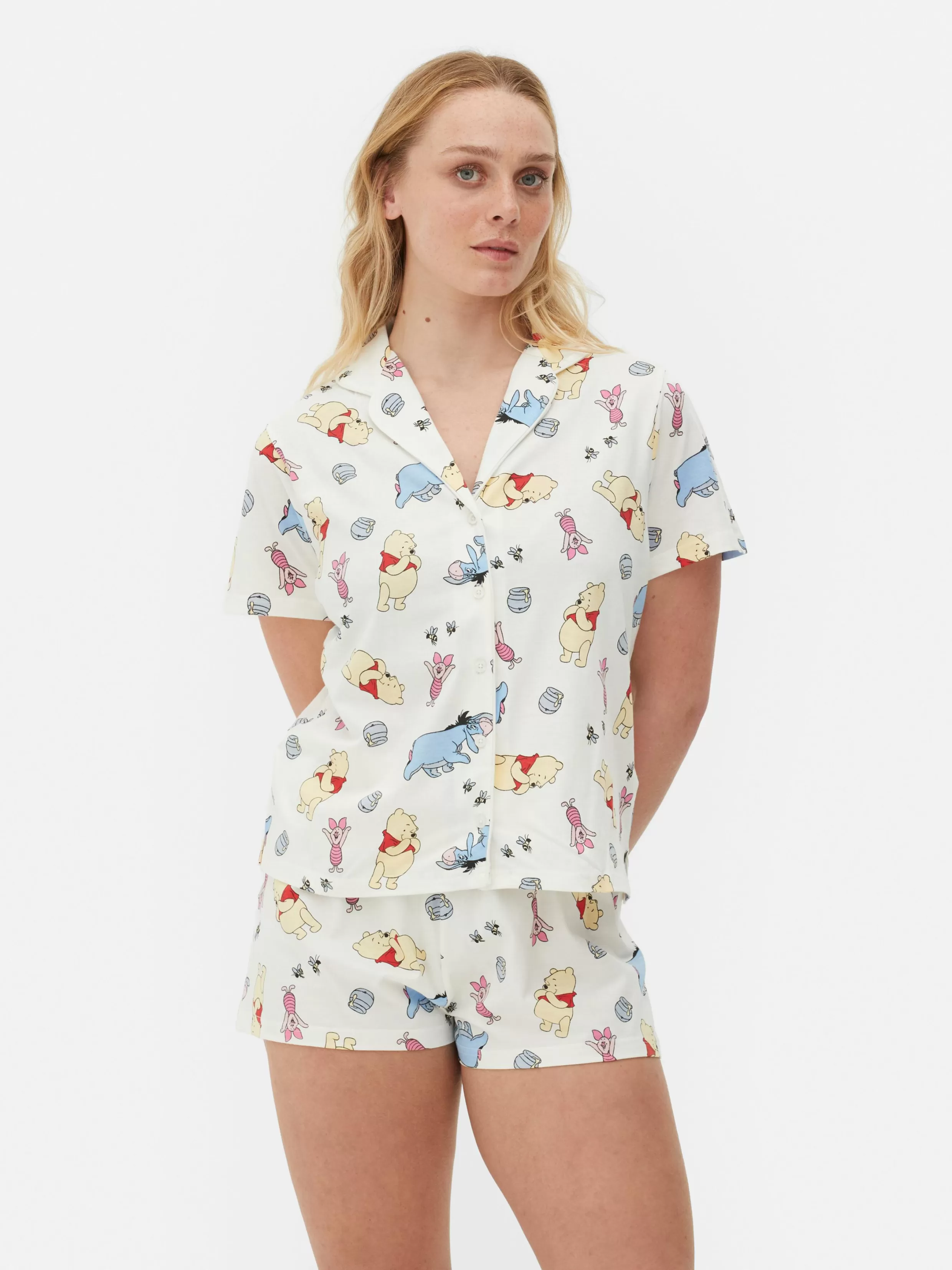 Primark Pyjamasets^Pyjama Met T-shirt En Short Disney's Winnie De Poeh