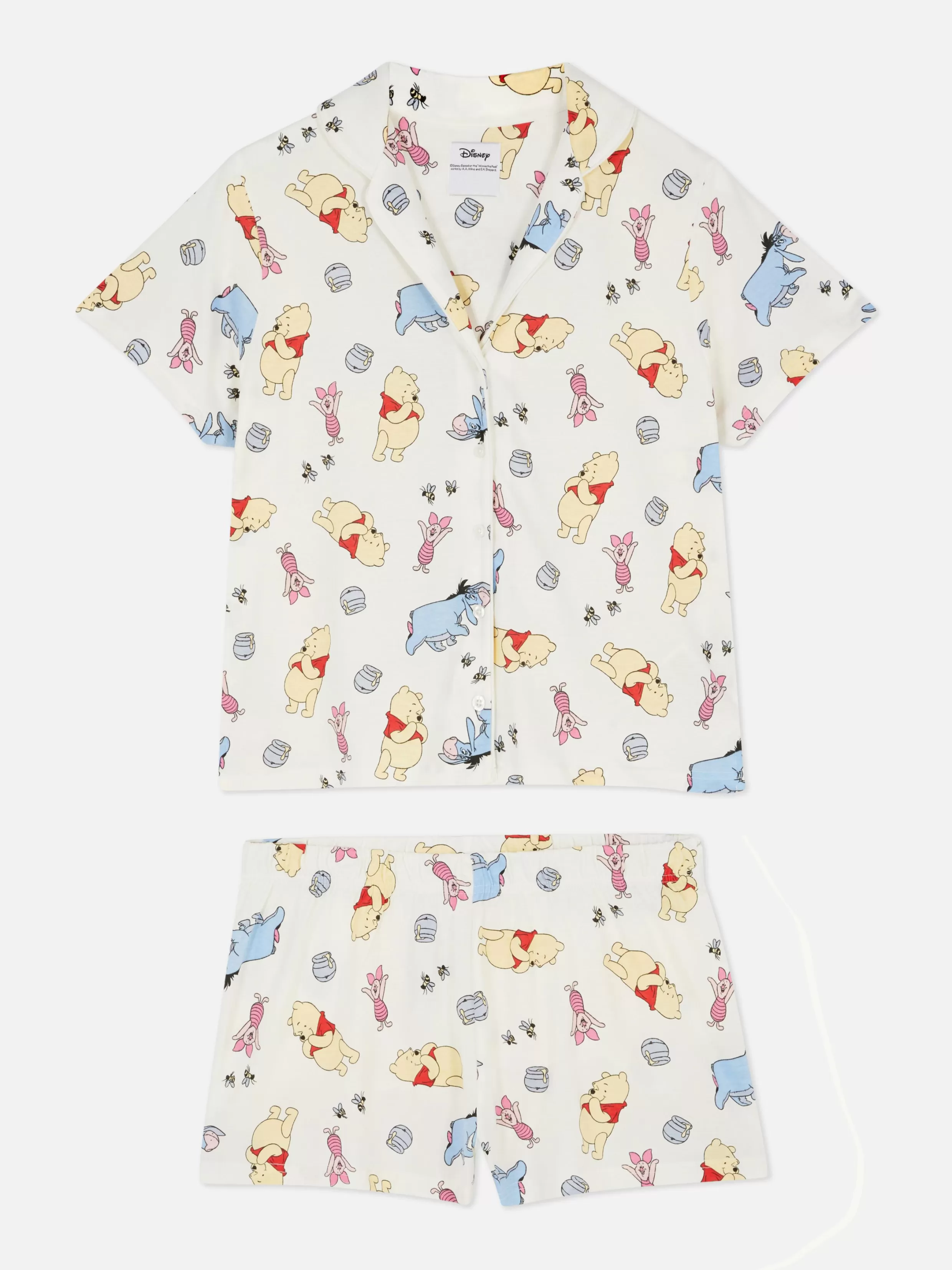 Primark Pyjamasets^Pyjama Met T-shirt En Short Disney's Winnie De Poeh