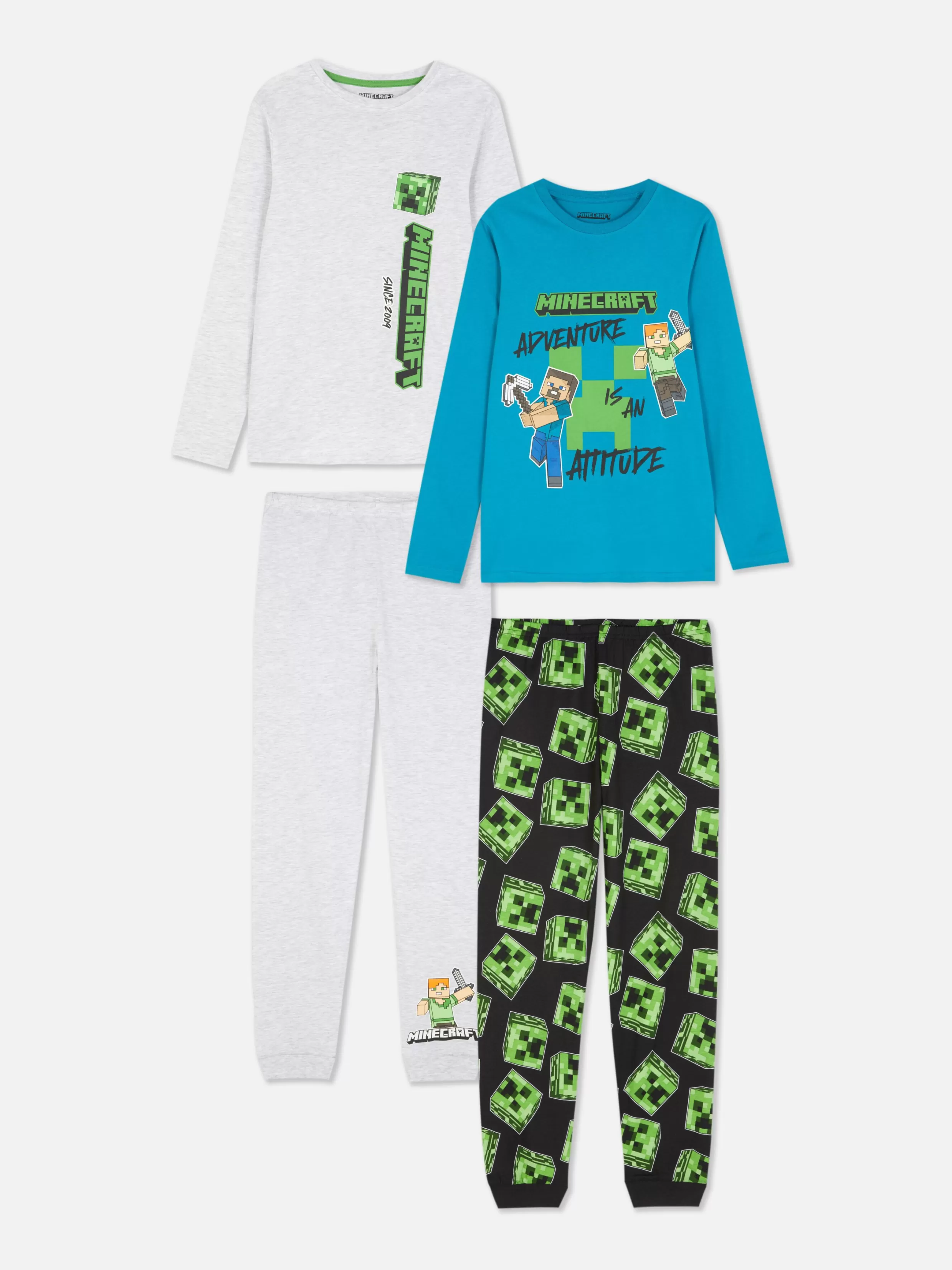 Primark Pyjama'S En Nachtkleding^Pyjama Minecraft, Set Van 2