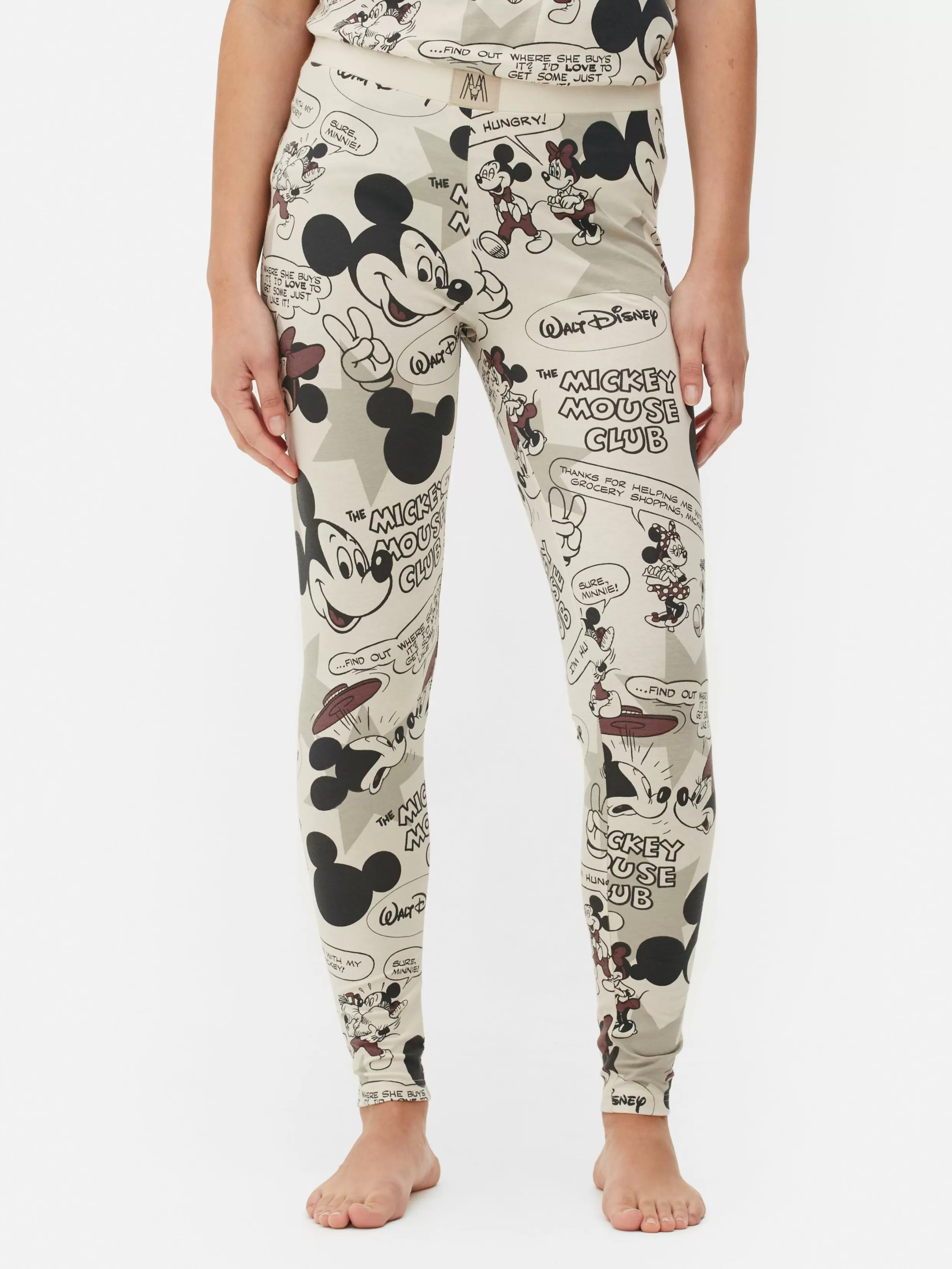 Primark Pyjamabroeken^Pyjamalegging Disney's Mickey Mouse Retro Stripprint