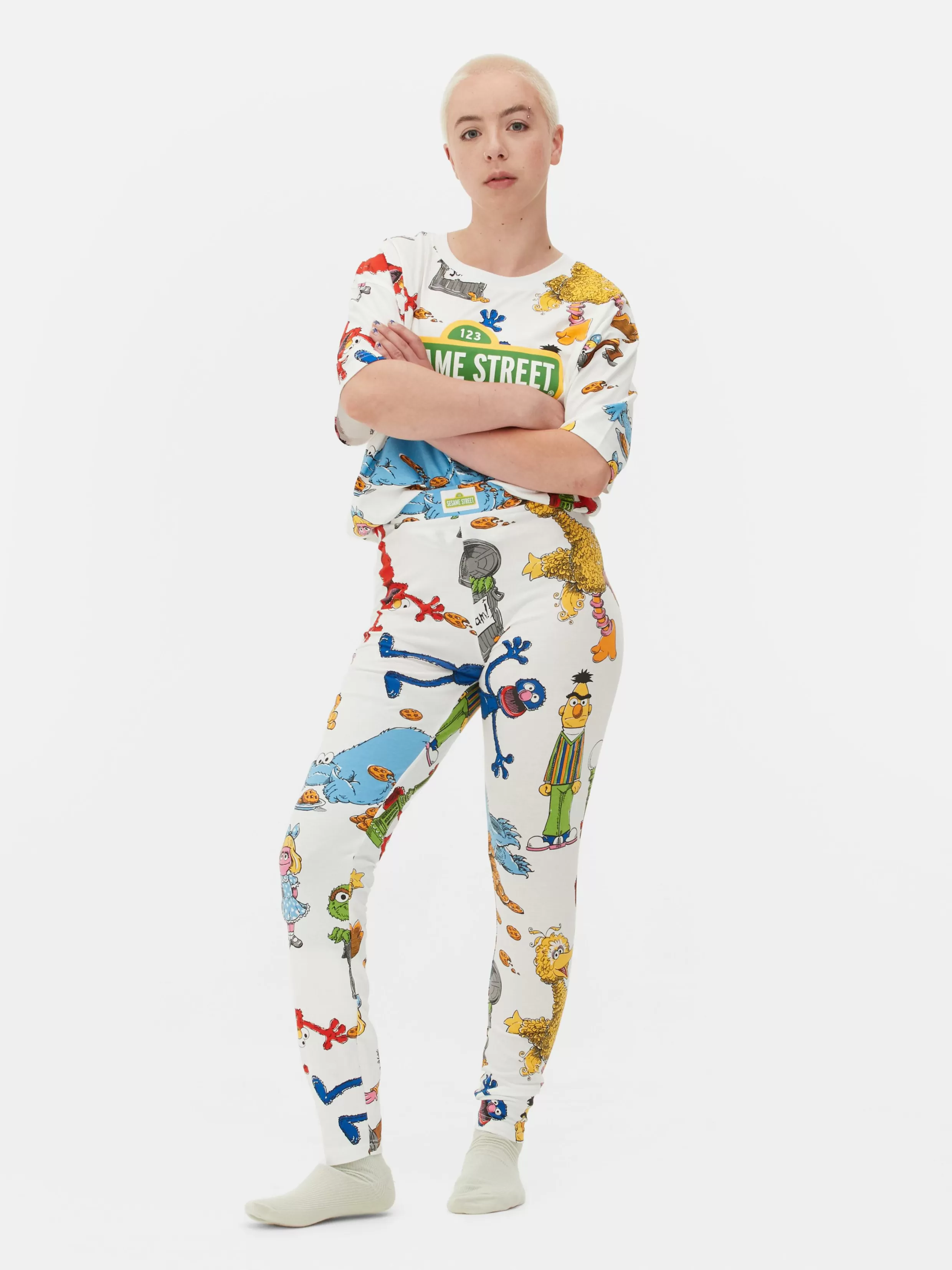 Primark Pyjamabroeken^Pyjamalegging Sesamstraat