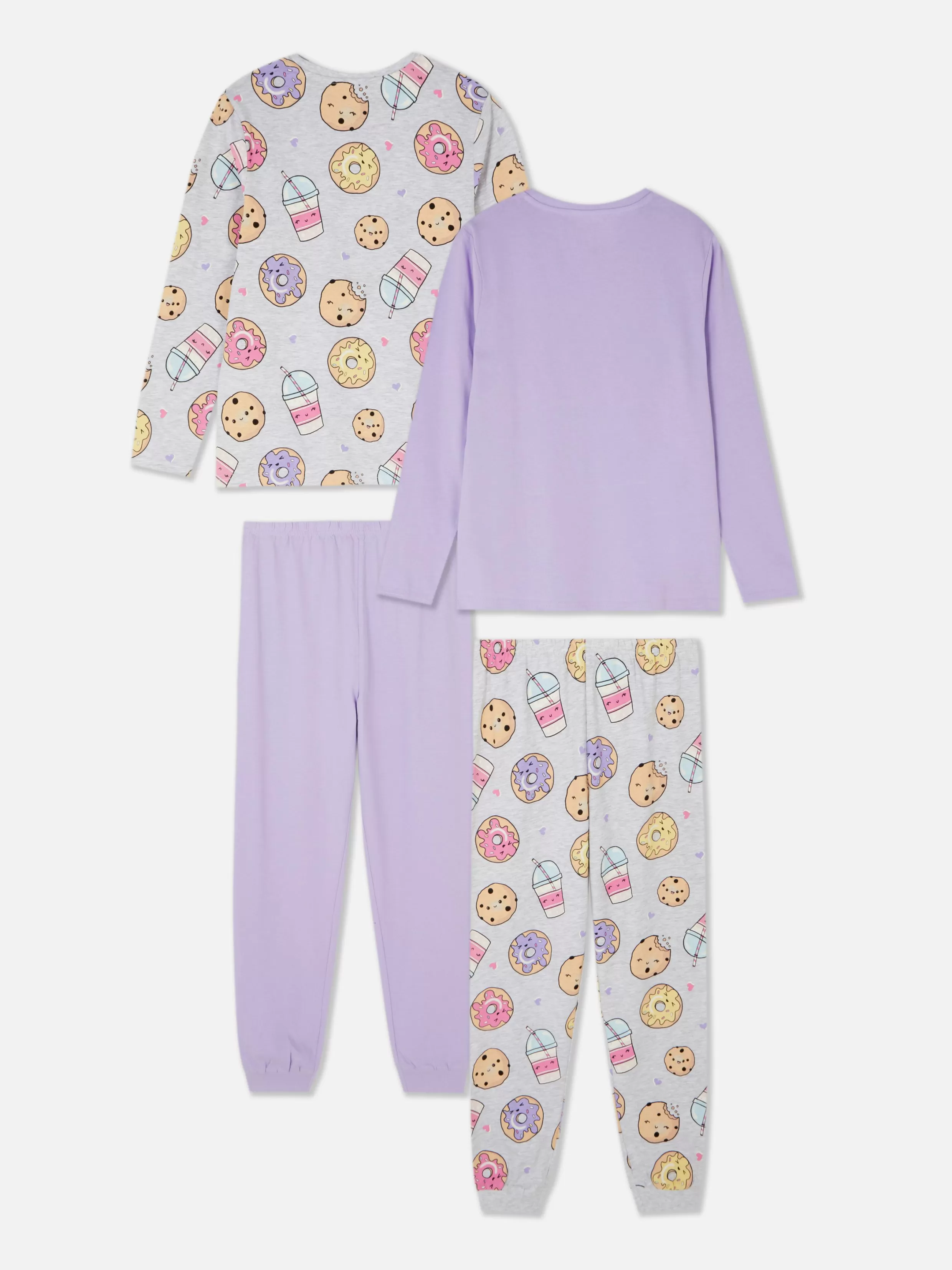 Primark Pyjama'S En Nachtkleding^Pyjama's Met Bubbeltheepatroon, Set Van 2