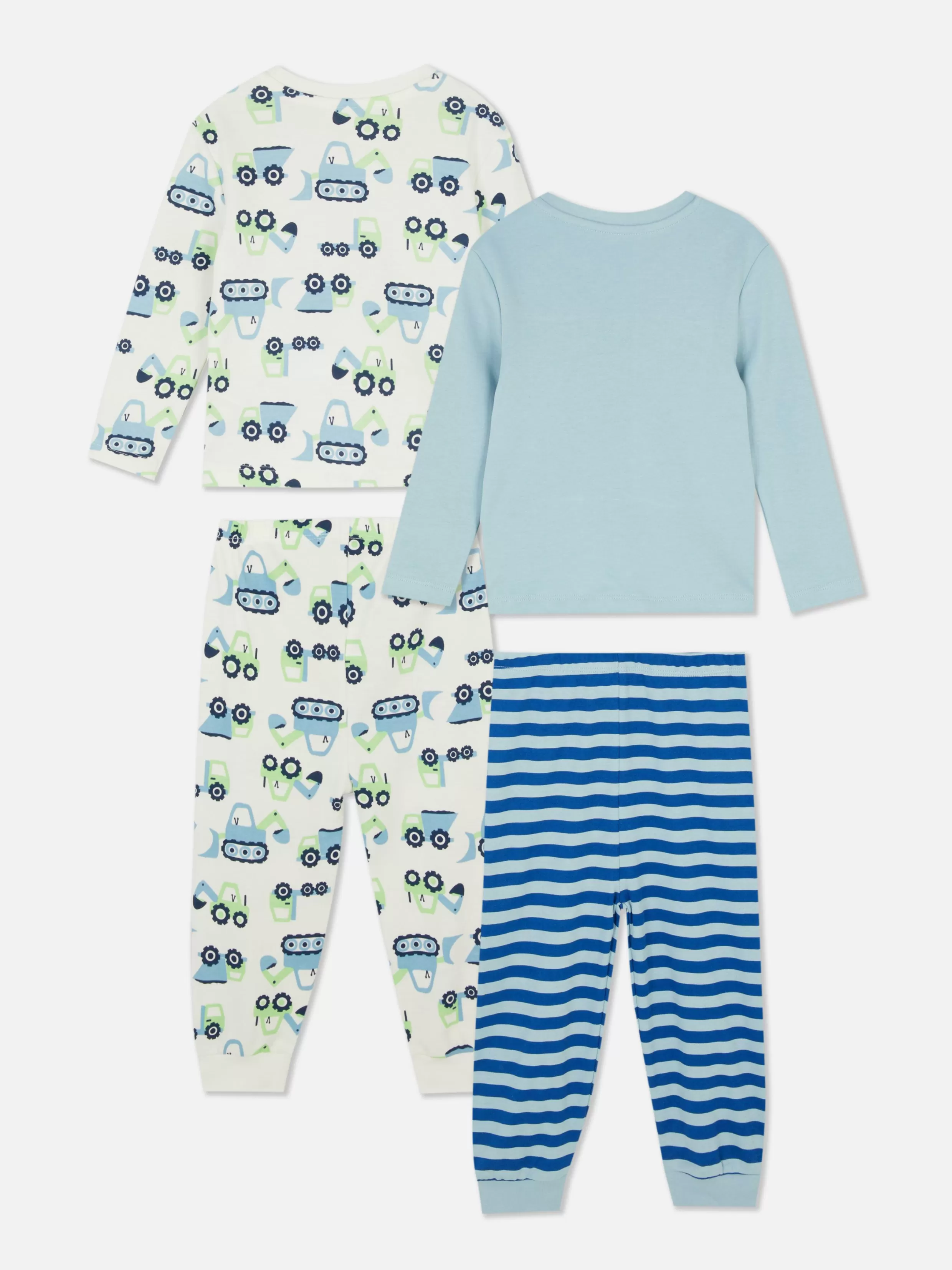 Primark Pyjama'S En Nachtkleding^Pyjama's Met Lange Mouwen, Gemengd Patroon, Set Van 2