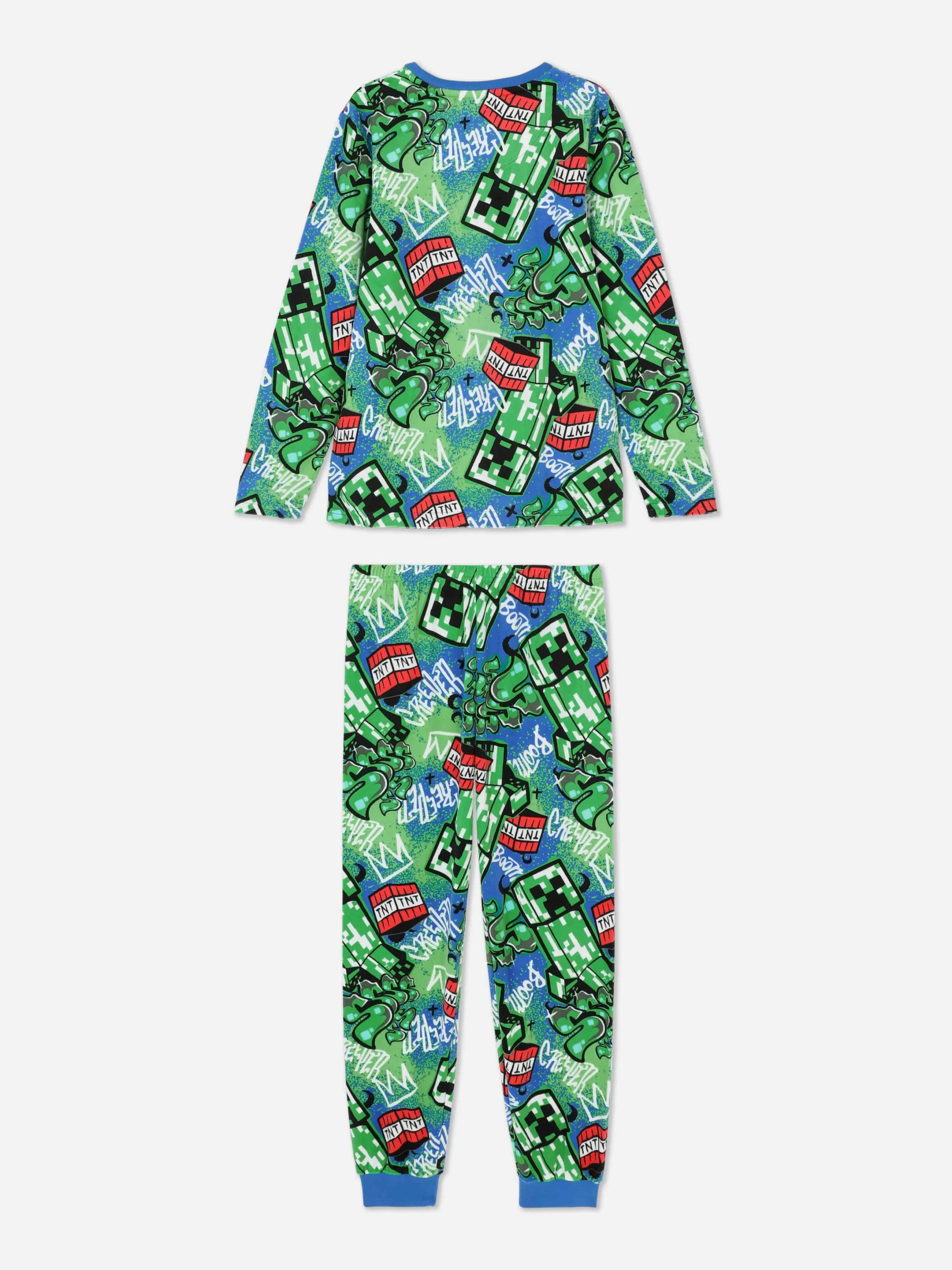 Primark Pyjama'S En Nachtkleding^Pyjamaset Met T-shirt En Broek Minecraft