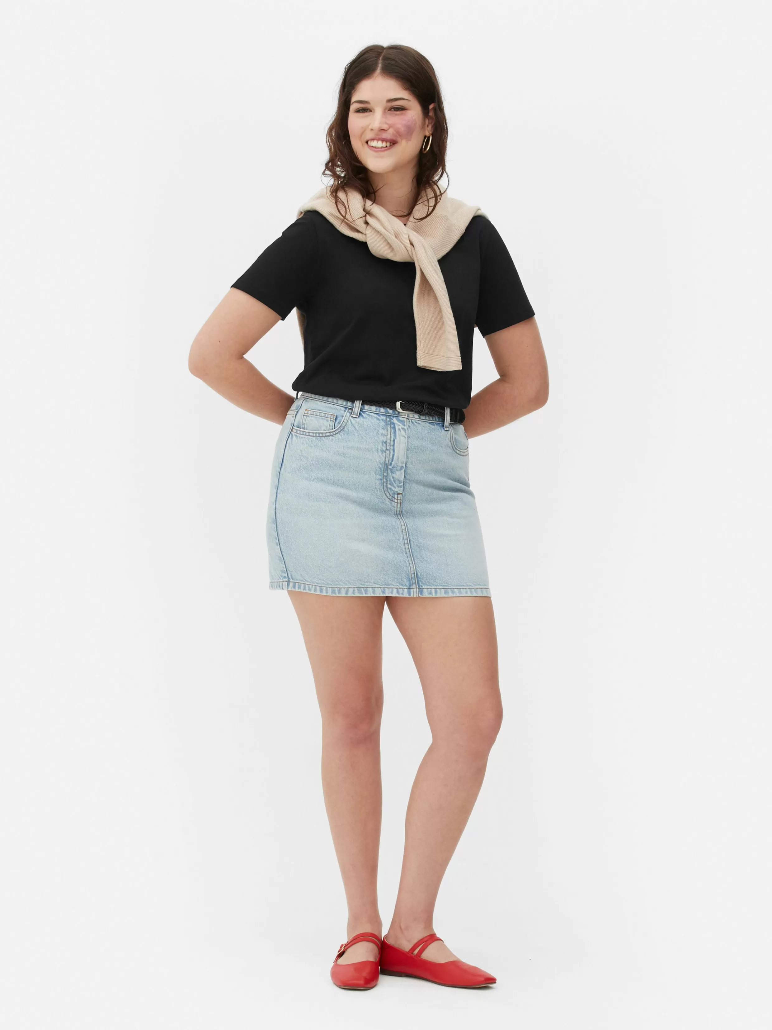 Primark Tops En T-Shirts^Regular Fit T-shirt Met Ronde Hals