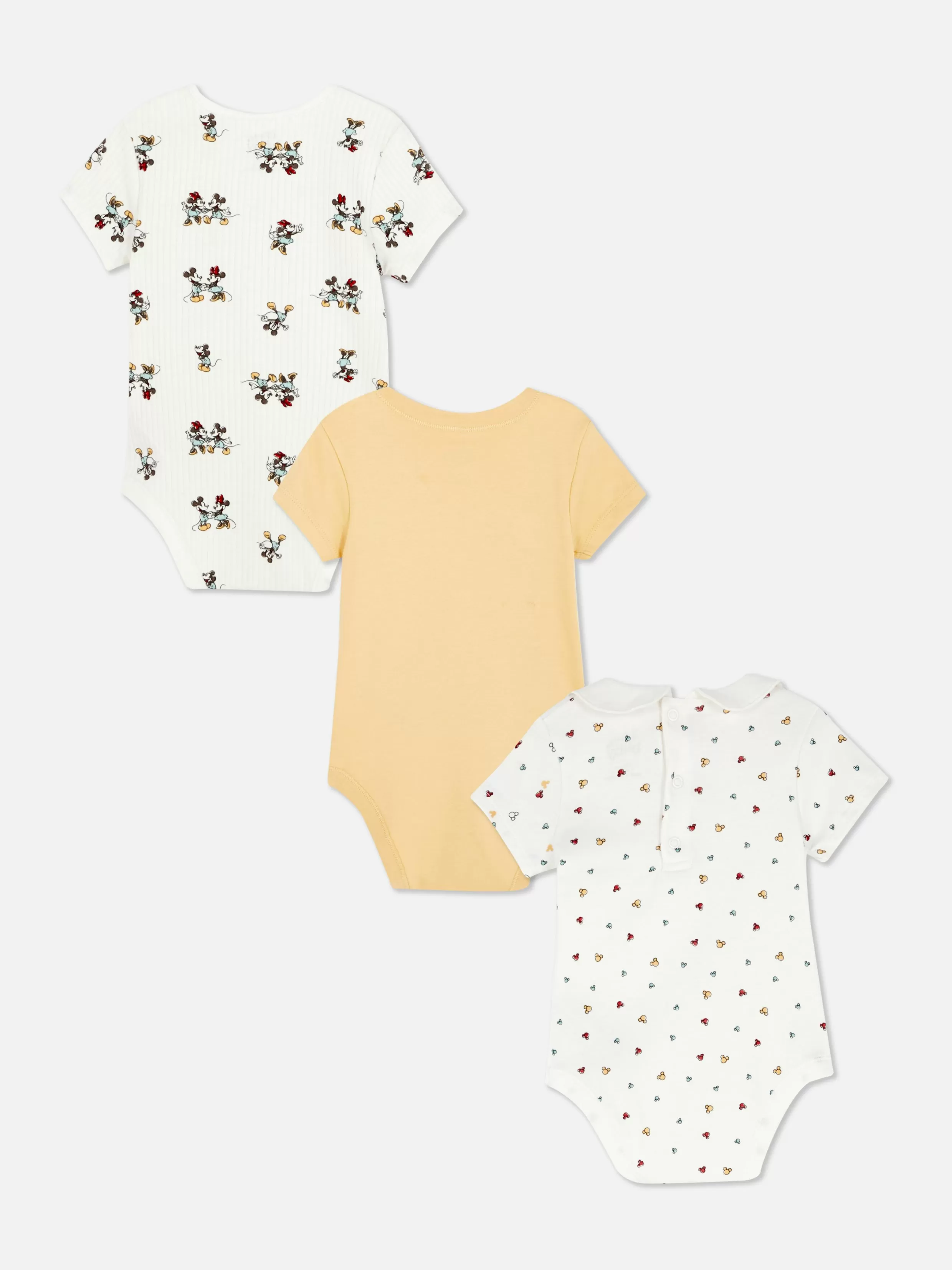 Primark Rompertjes En Hemdjes^Rompertjes Disney Mickey En Minnie Mouse, Set Van 3