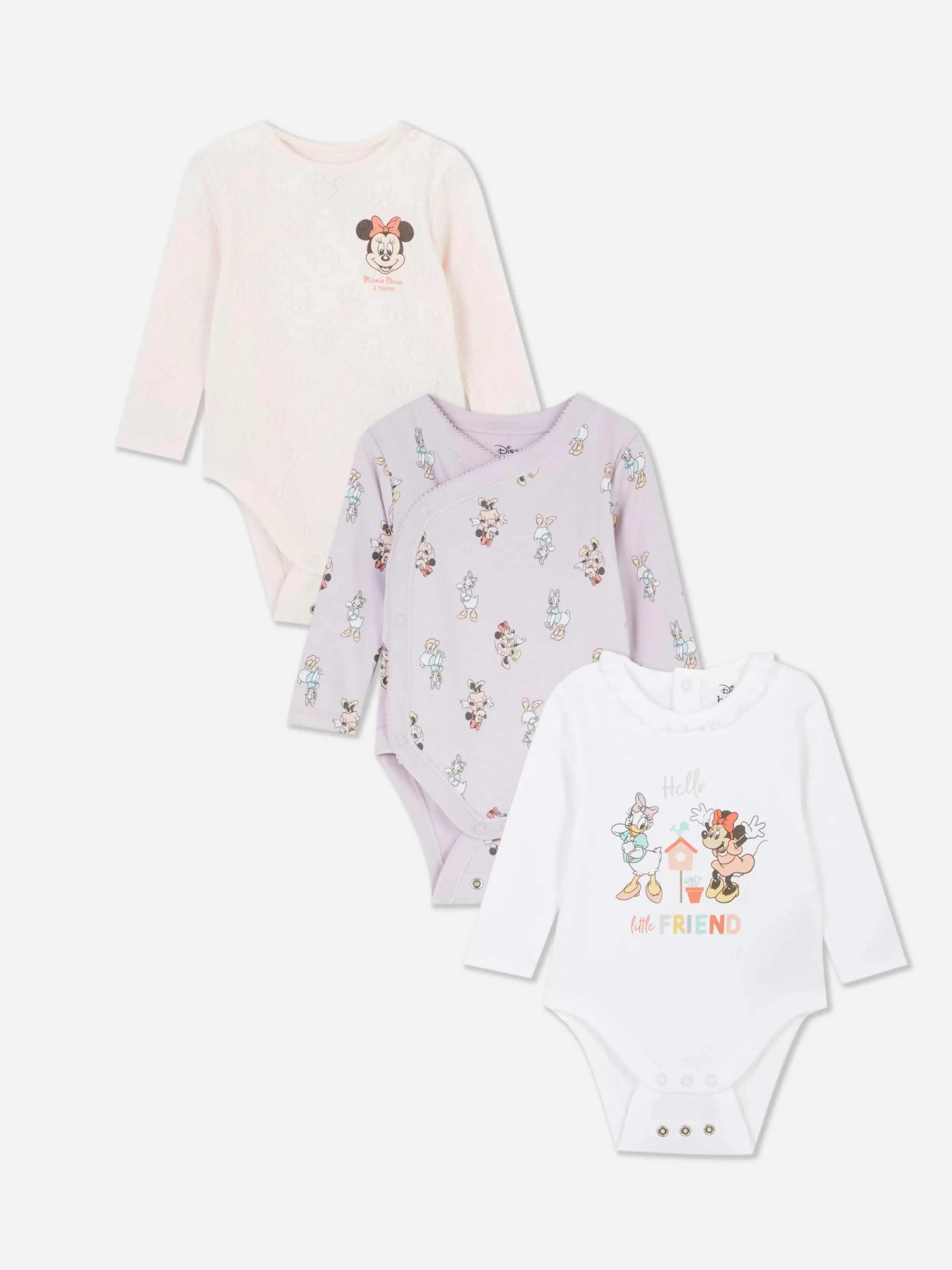 Primark Rompertjes En Hemdjes | Rompertjes En Hemdjes^Rompertjes Disney's Minnie Mouse & Friends, Set Van 3