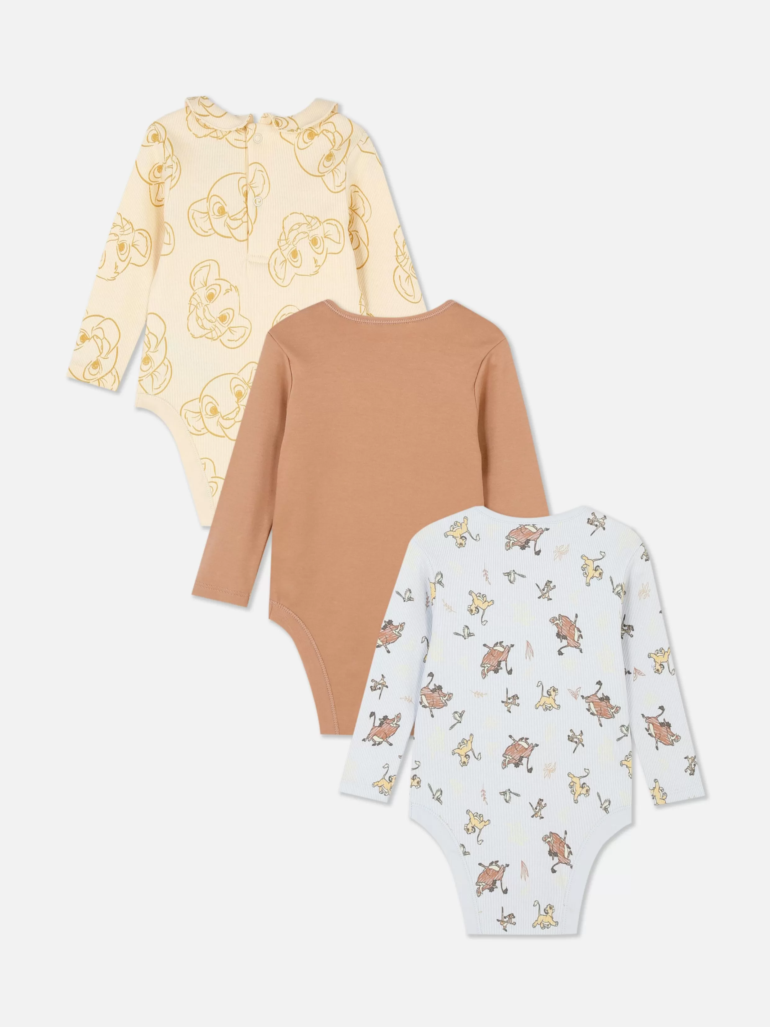 Primark Rompertjes En Hemdjes^Rompertjes Disney's The Lion King, Set Van 3