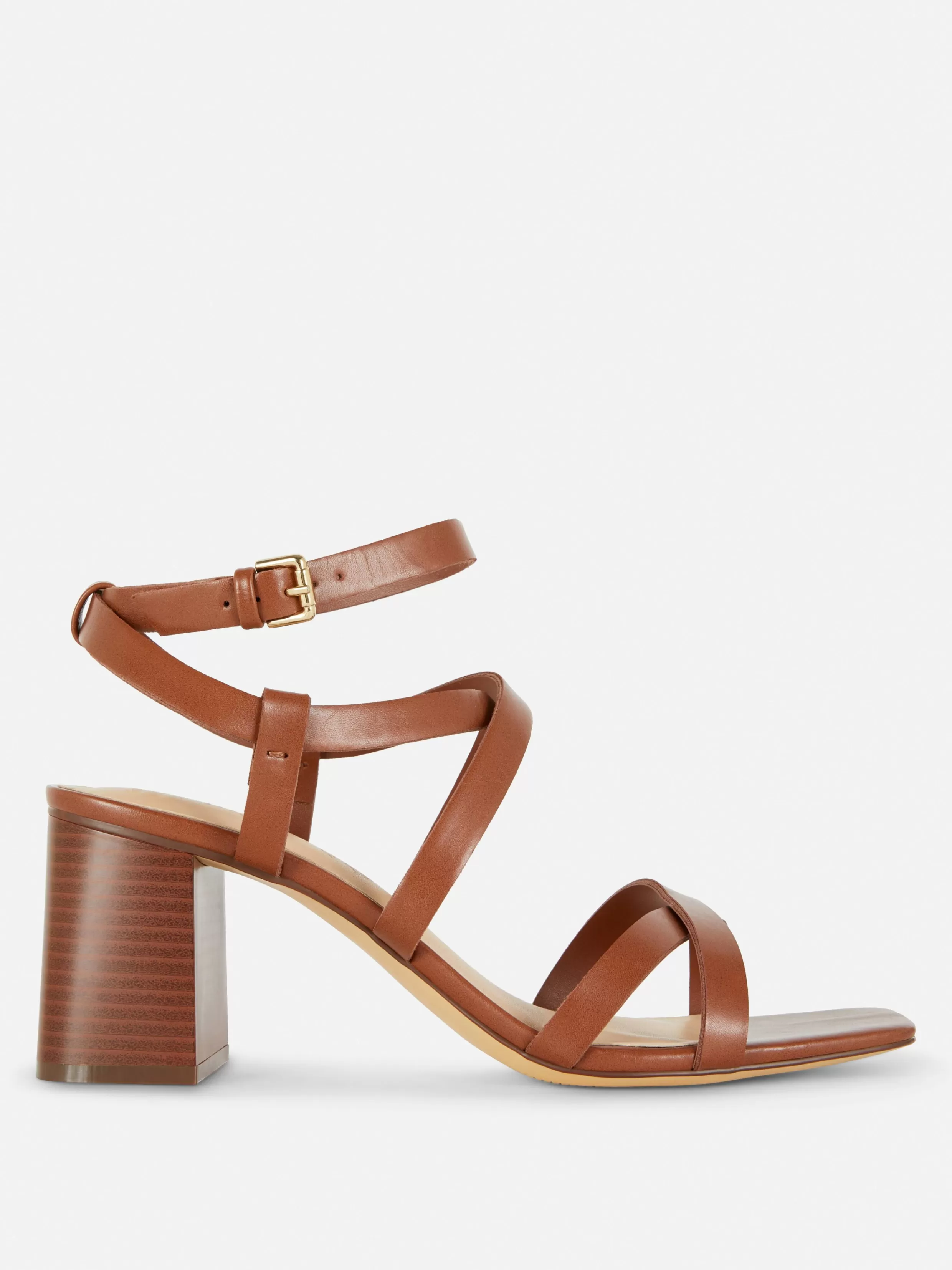 Primark Pumps^Sandalen Met Blokhak En Gekruiste Bandjes