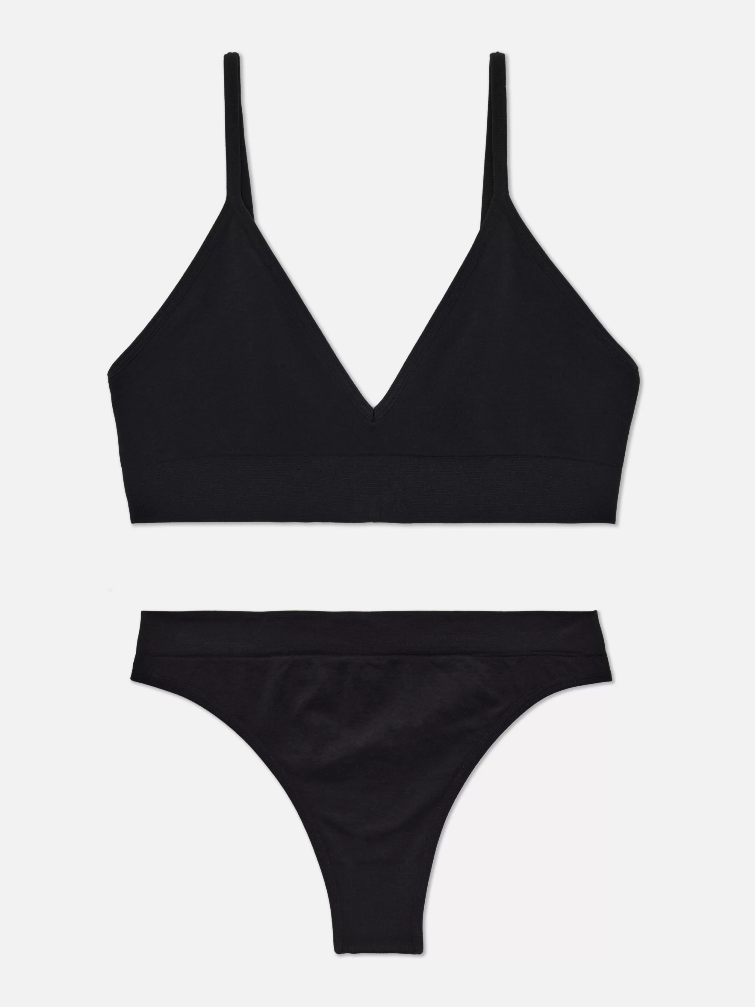 Primark Lingeriesets^Set Van Naadloze Triangelbralette En String