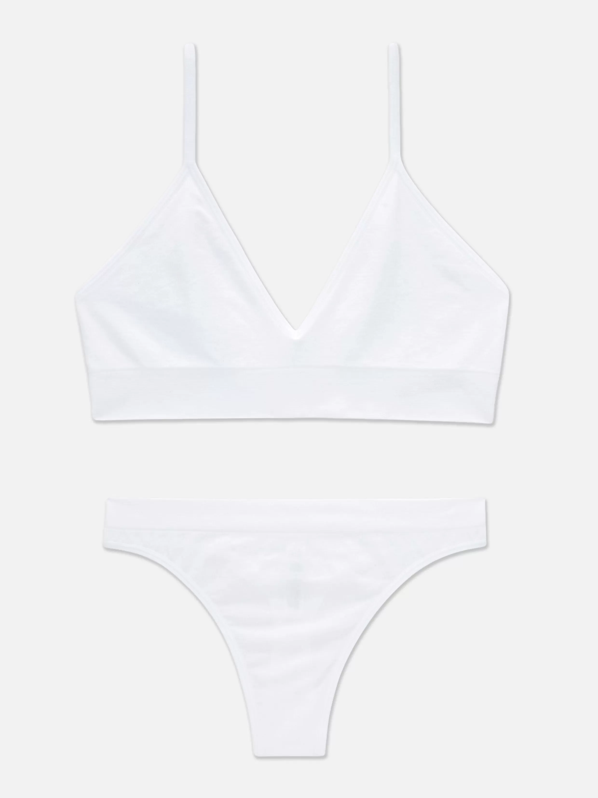 Primark Lingeriesets^Set Van Naadloze Triangelbralette En String