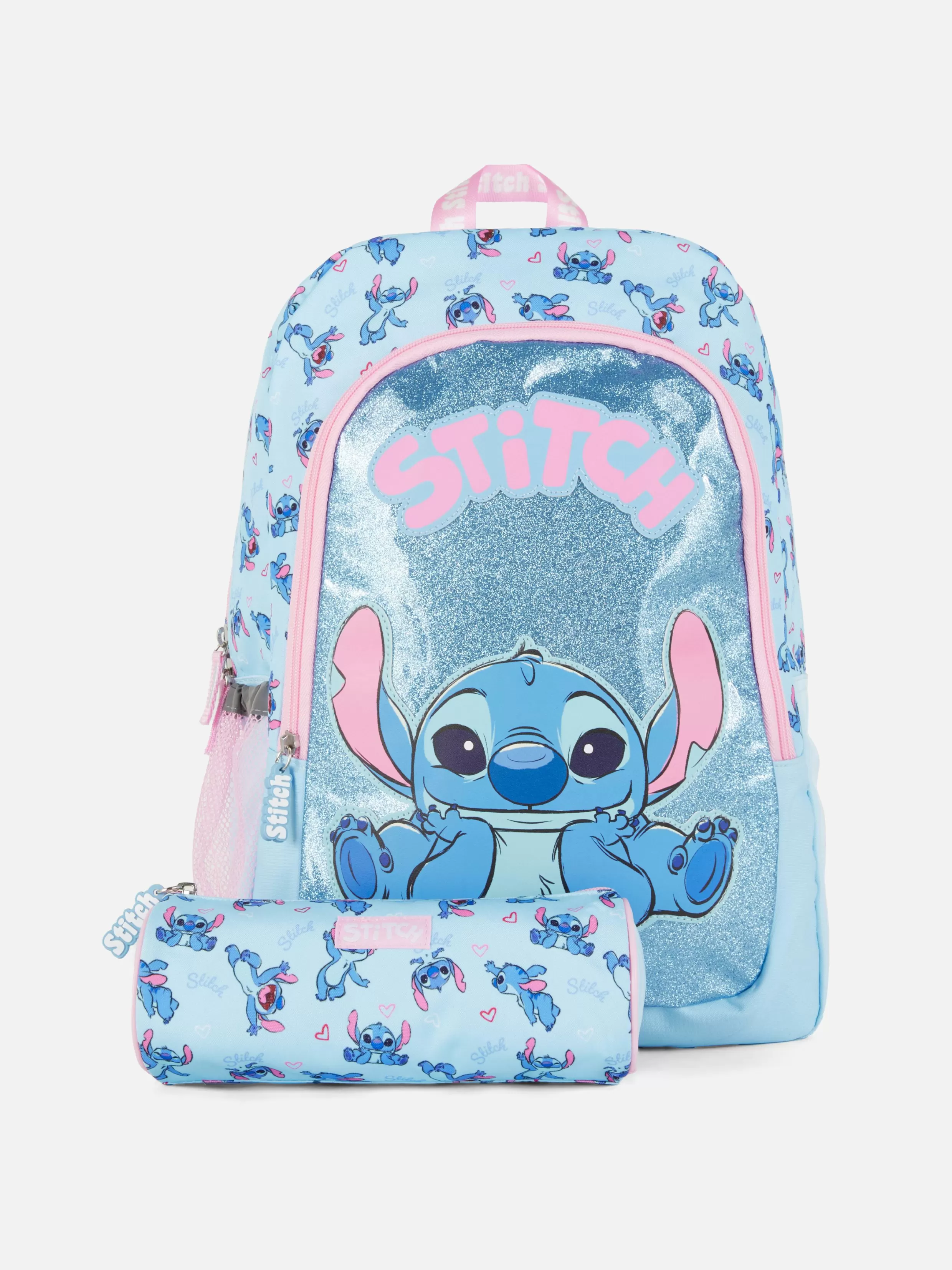 Primark Tassen^Set Van Schoolrugzak En Etui Disney's Stitch