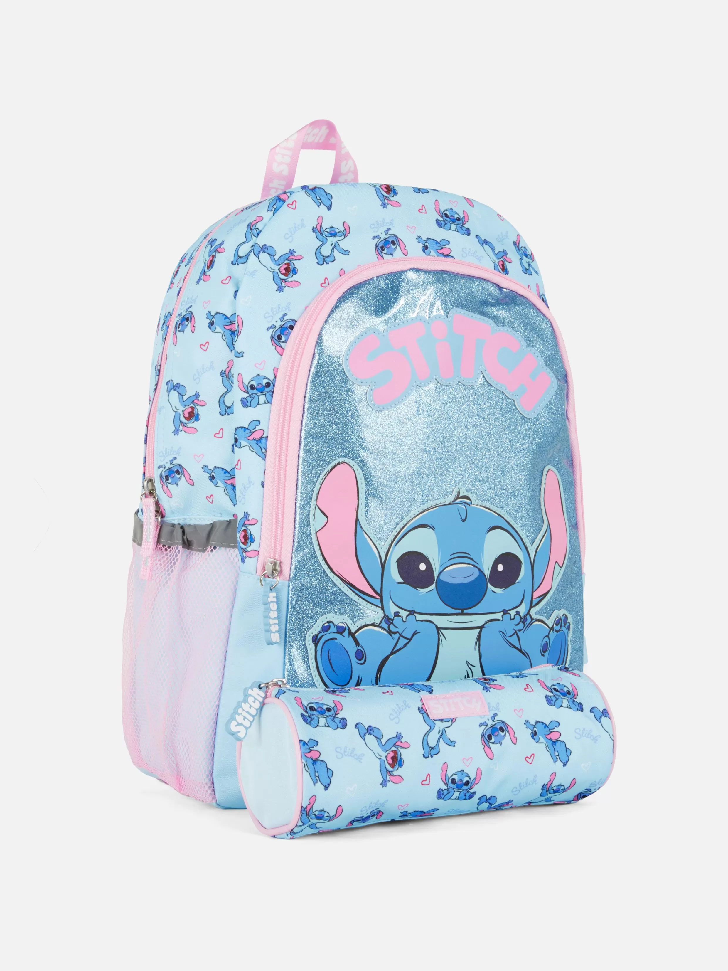 Primark Tassen^Set Van Schoolrugzak En Etui Disney's Stitch