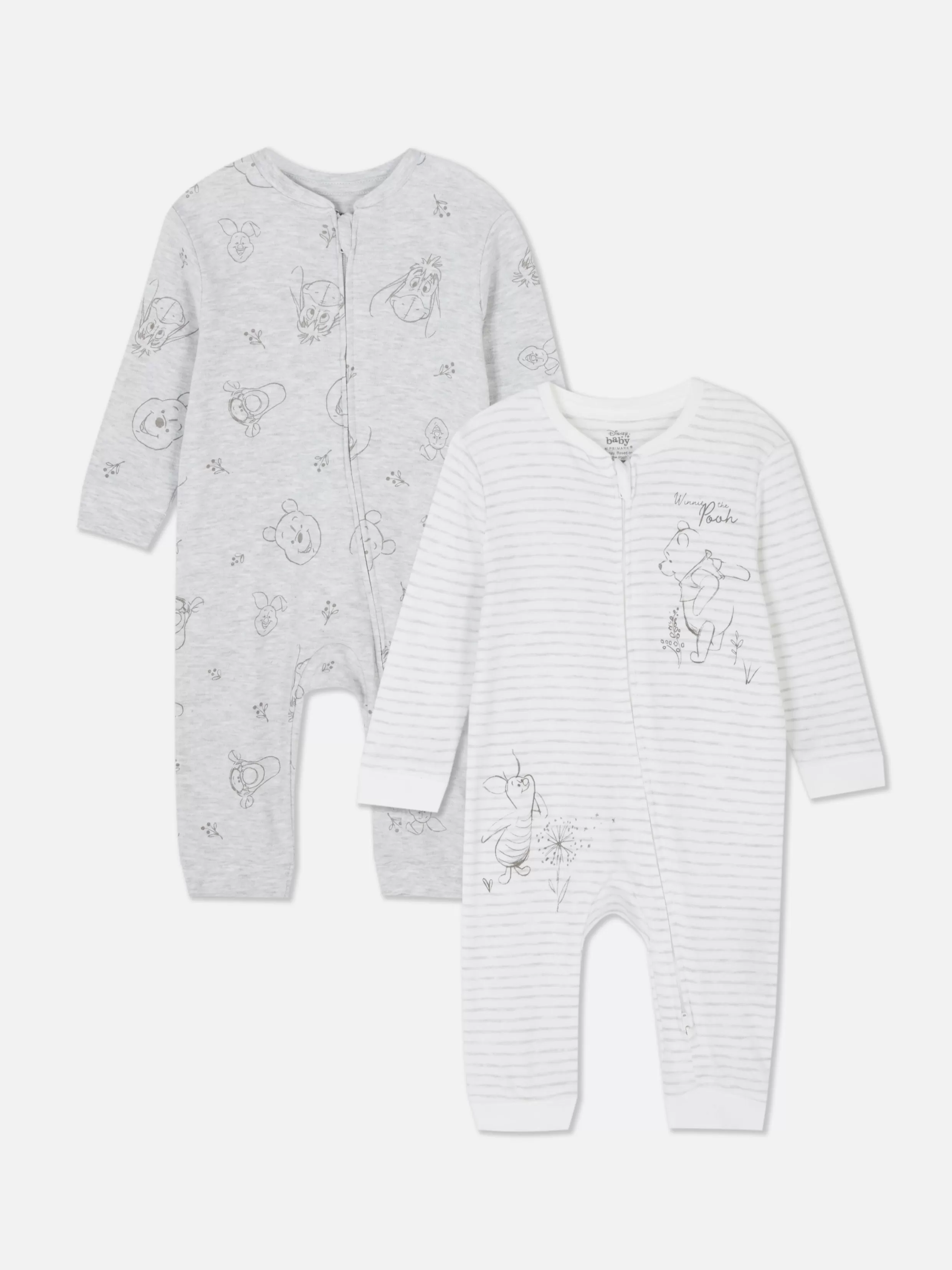 Primark Kruip- En Slaappakjes^Slaappakjes Disney's Winnie De Poeh, Set Van 2