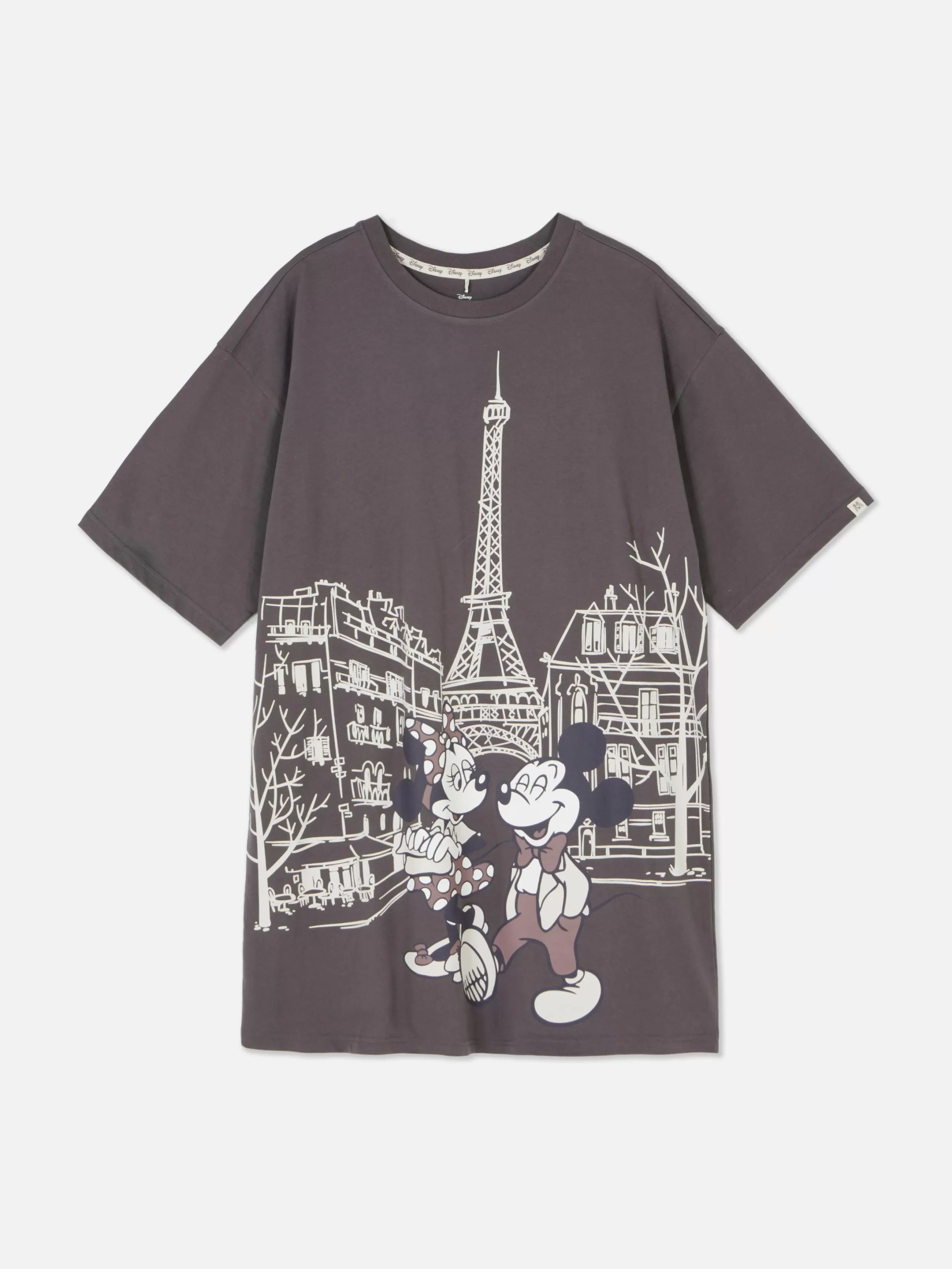 Primark Nachthemden En -Japonnen^Slaapshirt Disney's Mickey Mouse En Minnie Mouse Paris