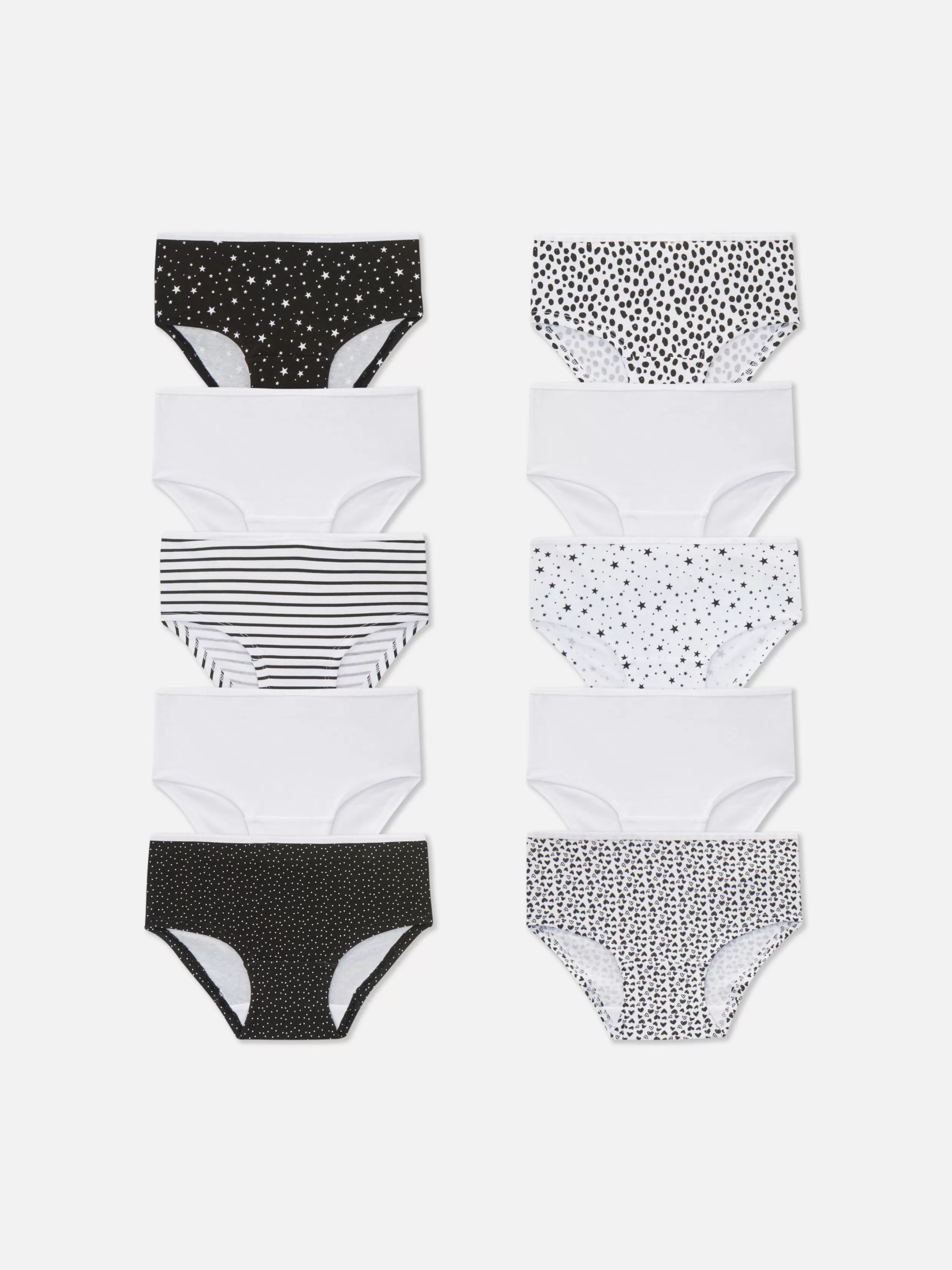 Primark Ondergoed^Slips Met Verschillende Designs, Set Van 10