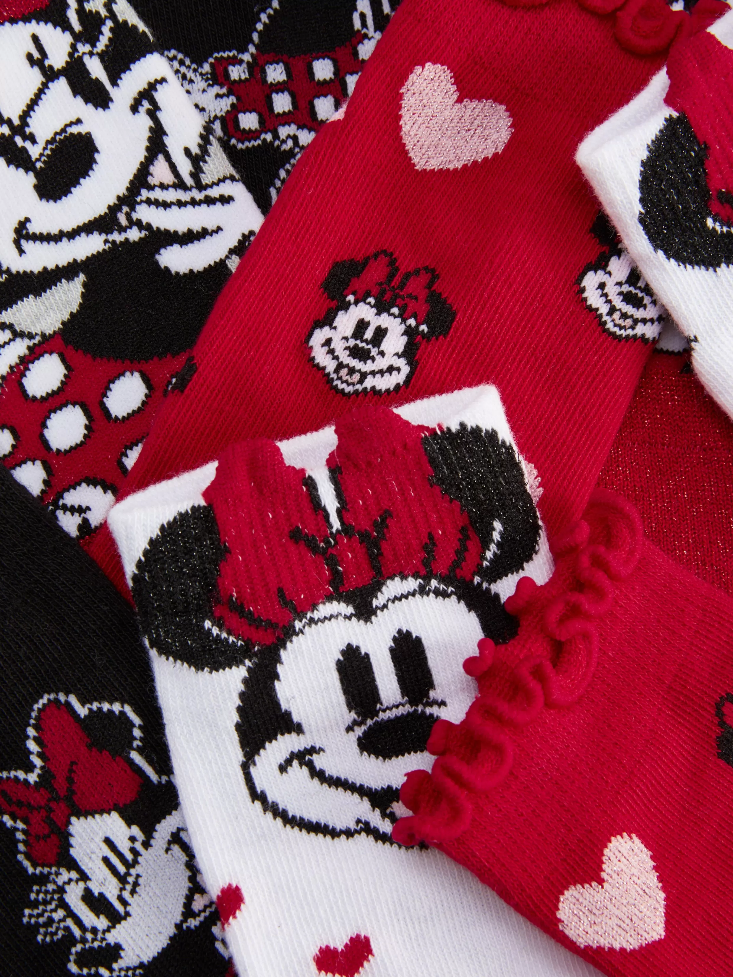 Primark Sokken, Maillots En Panty'S^Sneakersokken Disney's Minnie Mouse, 4 Paar