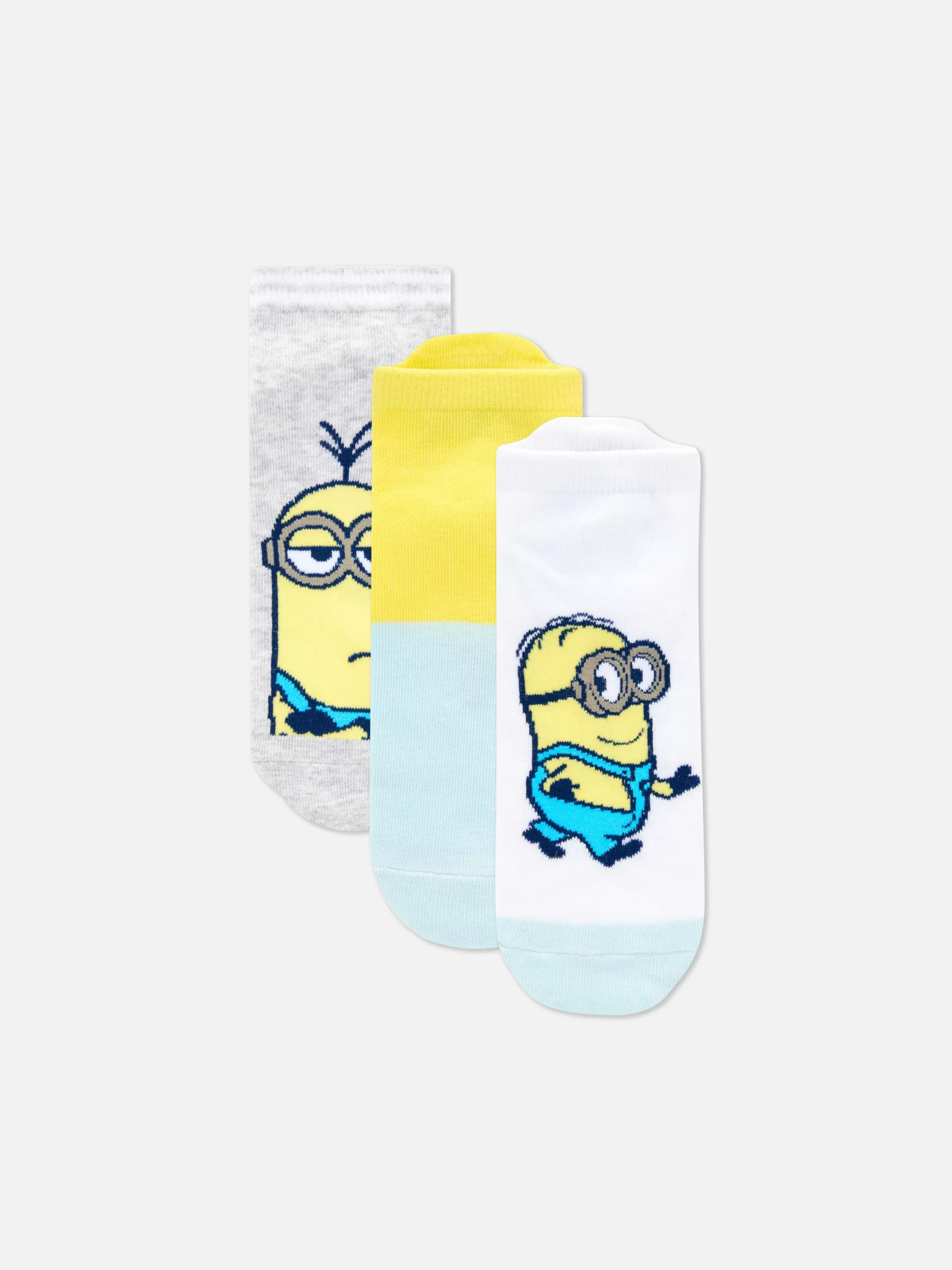 Primark Sokken^Sneakersokken Minions, 3 Paar