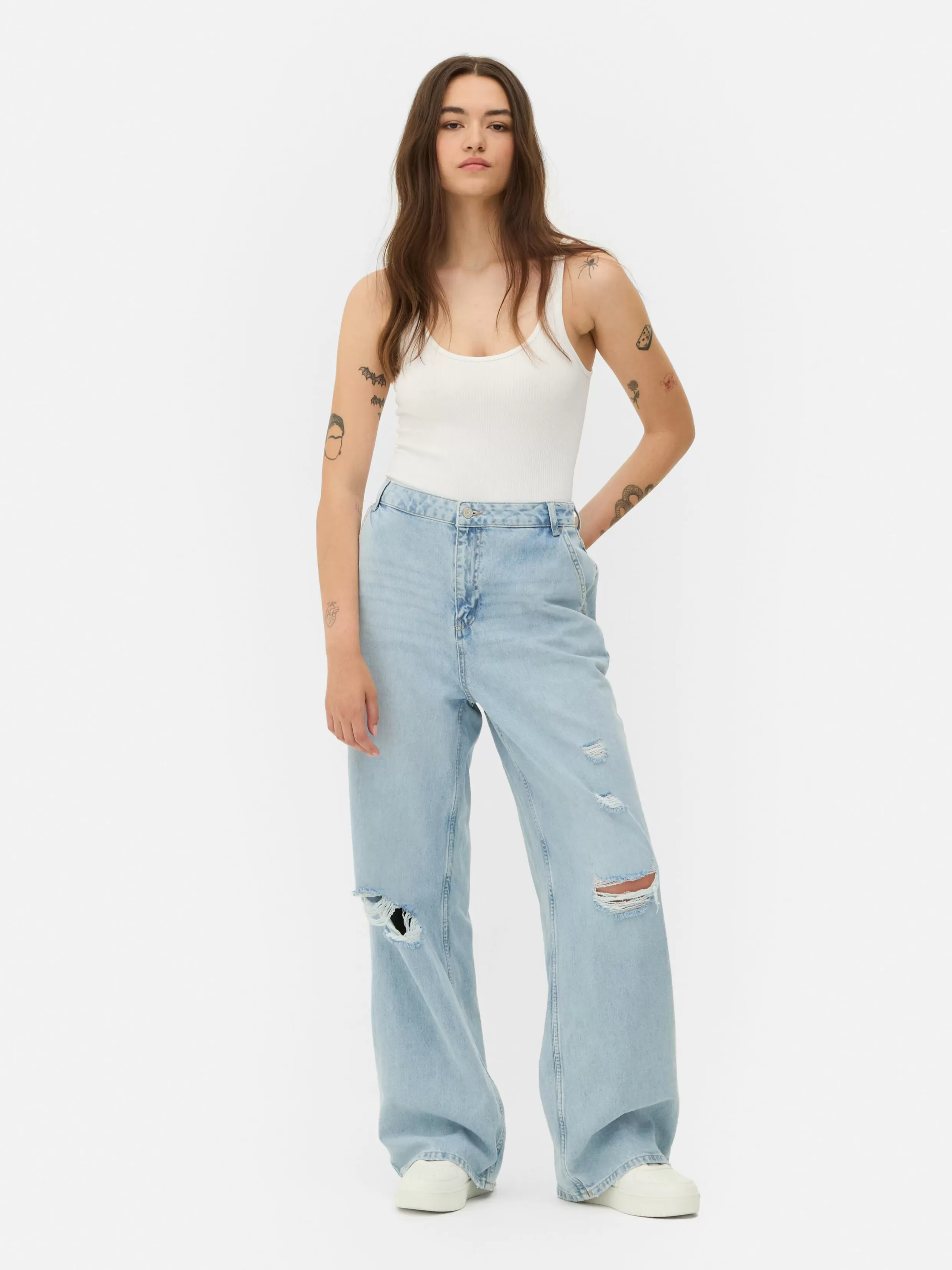 Primark Jeans^Spijkerbroek Met Wijde Pijpen