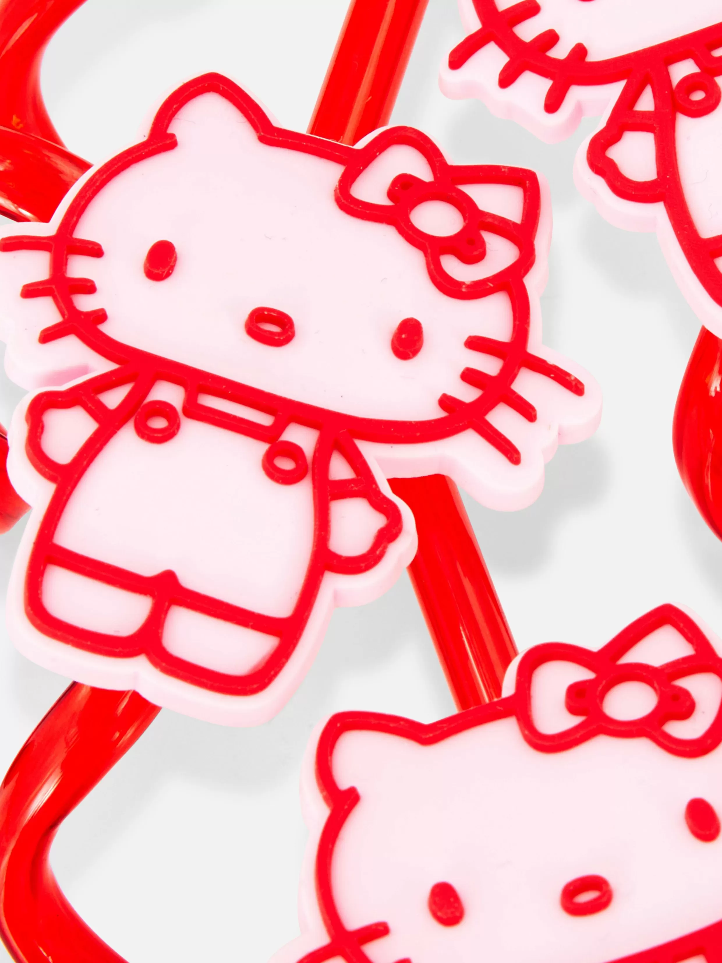 Primark Bestek En Keukengerei^Spiraalvormige Rietjes Hello Kitty, Set Van 4