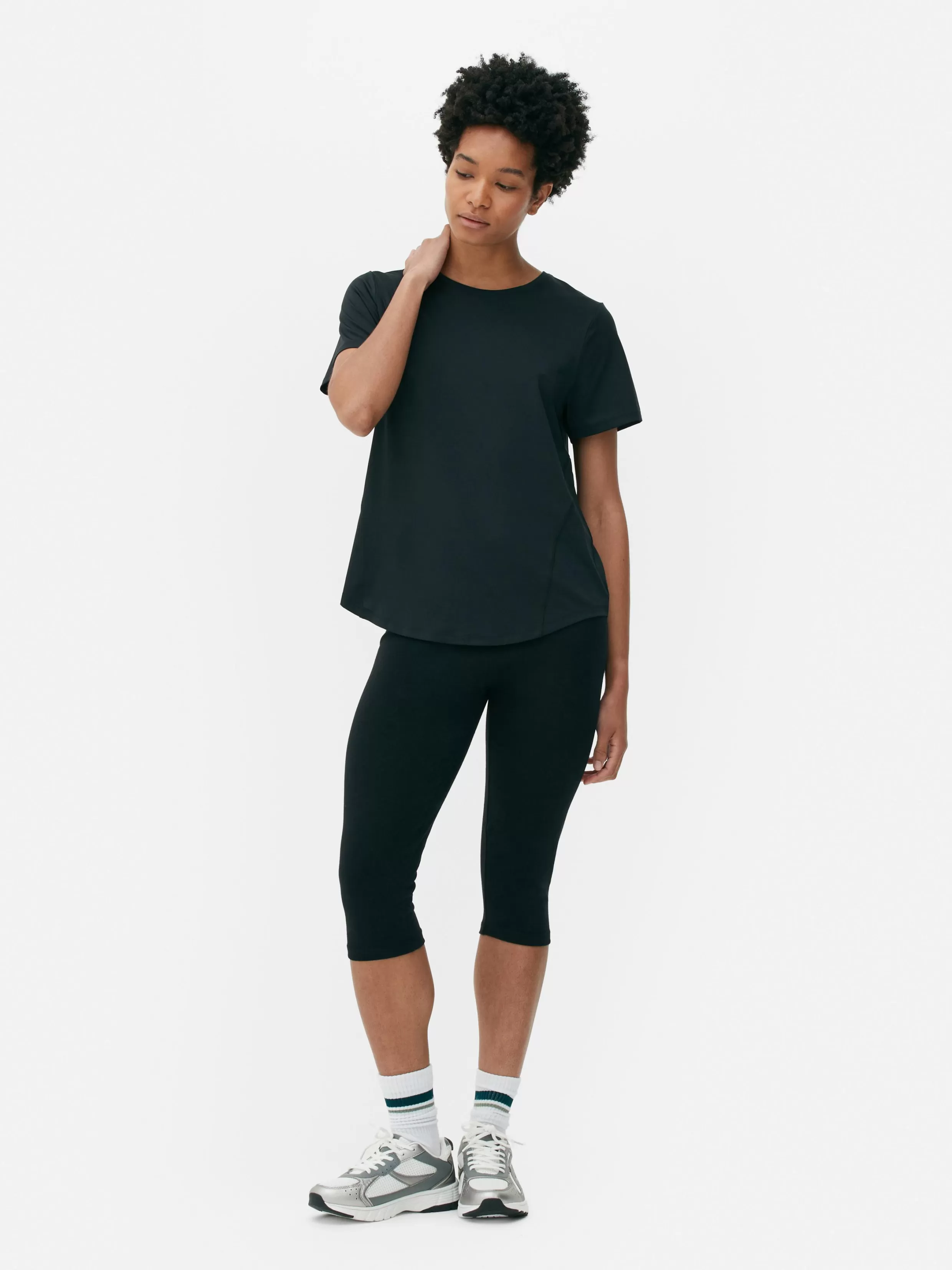 Primark Fitnesskleding En Activewear^Sportshirt Met Ronde Hals