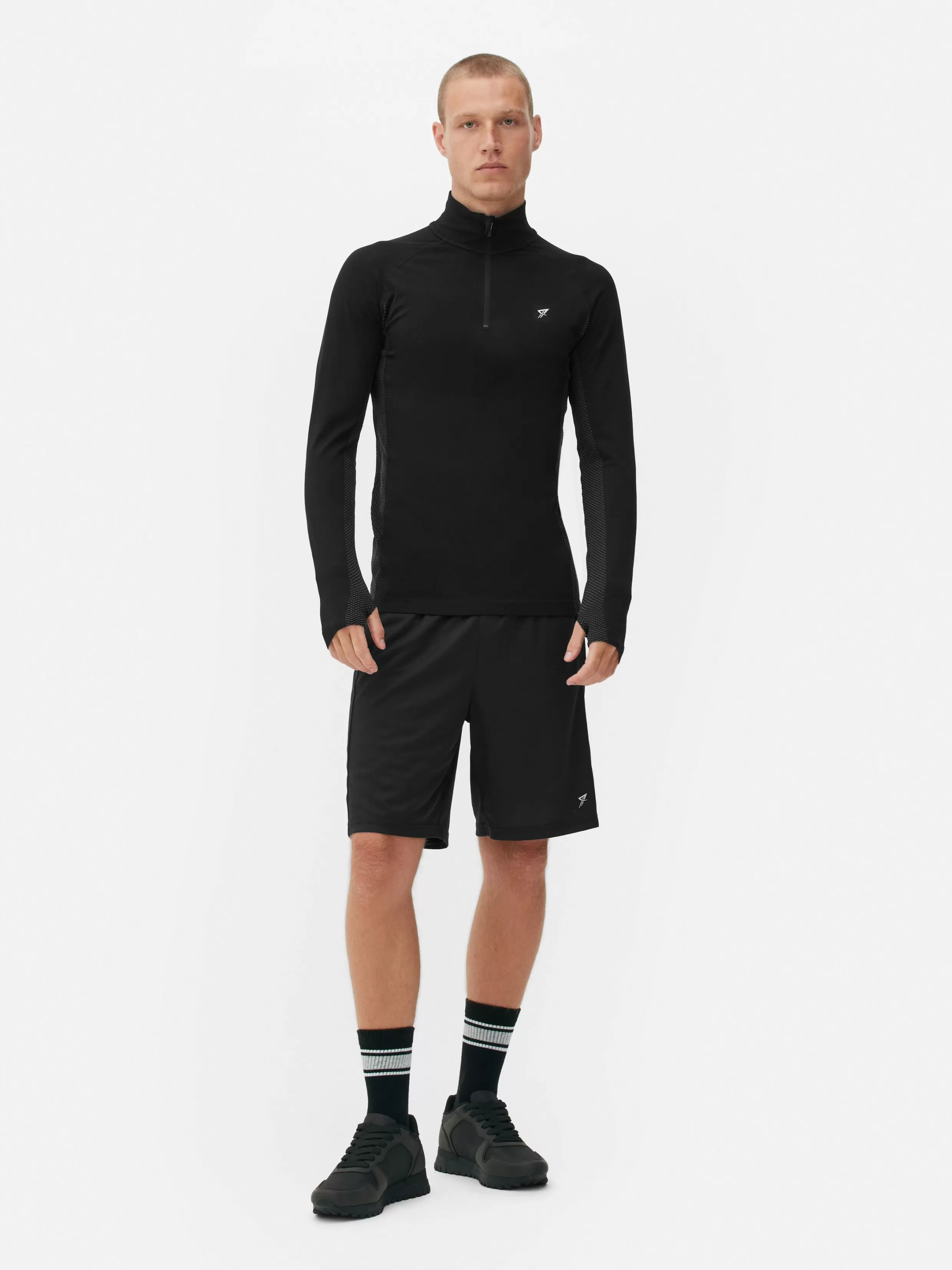 Primark Sportkleding | Tops En T-Shirts^Sporttop Met Kwartrits En Lange Mouwen