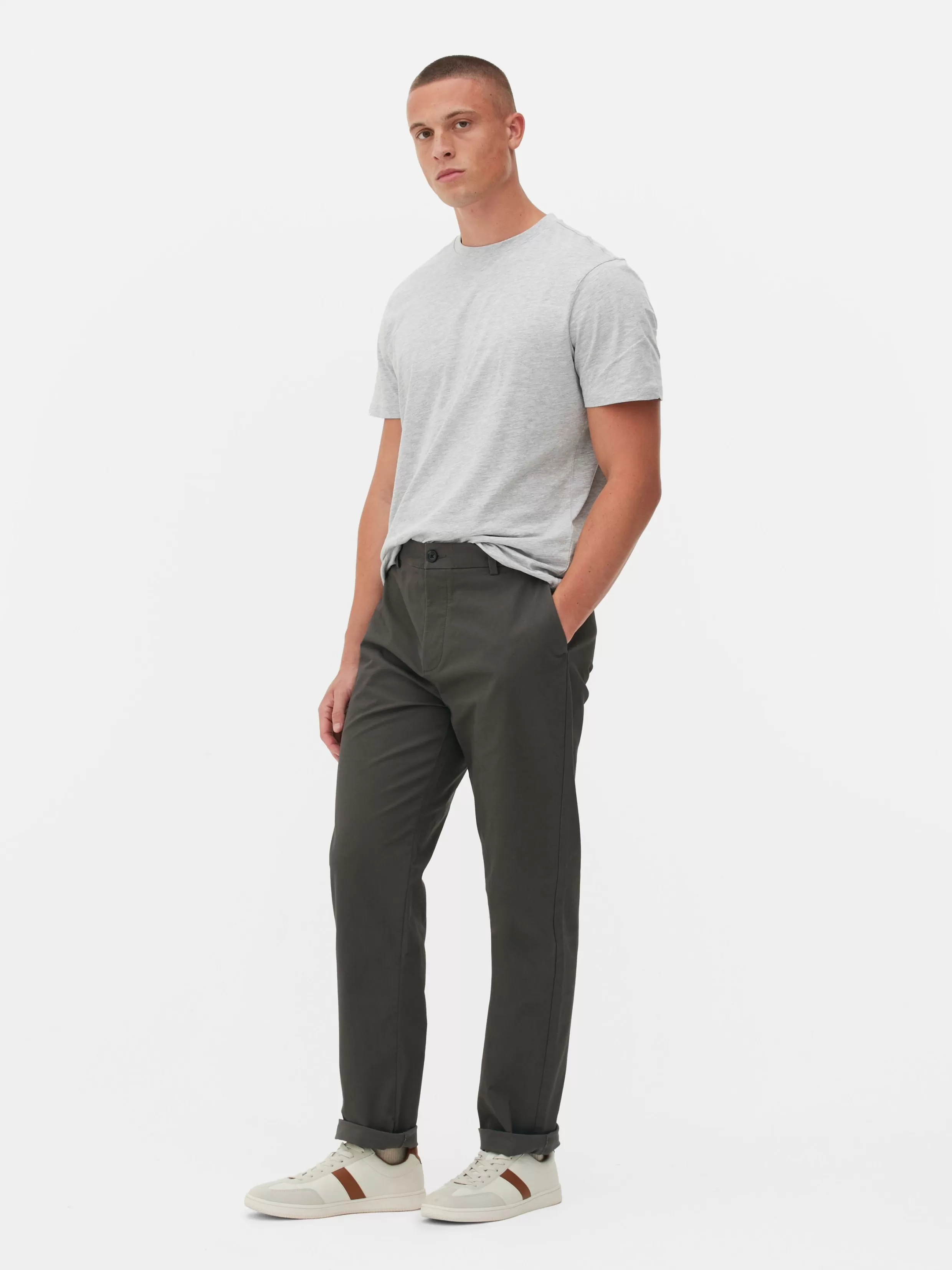 Primark Broeken^Stretch Chino Met Rechte Pijpen