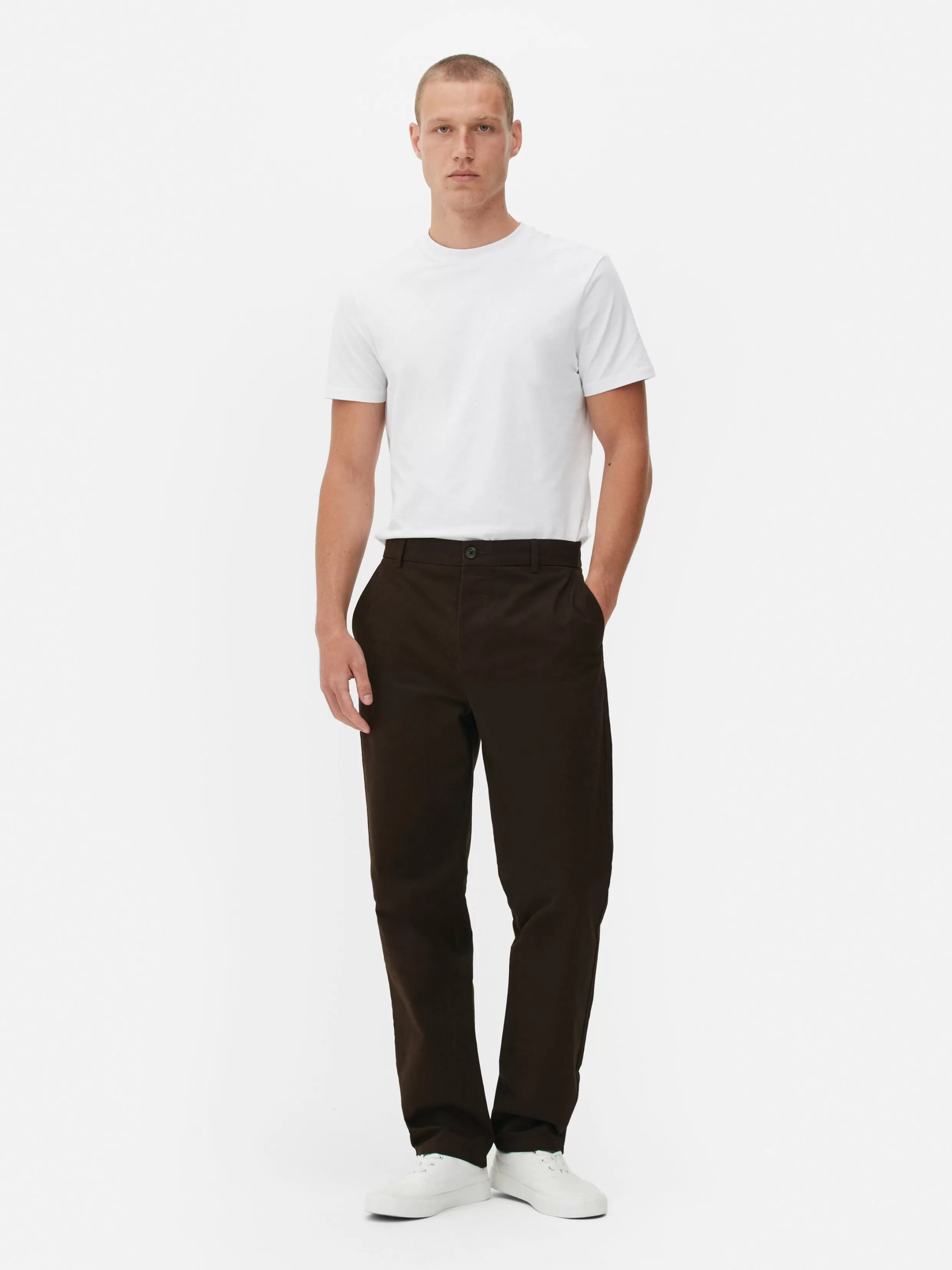 Primark Broeken^Stretch Chino Met Rechte Pijpen