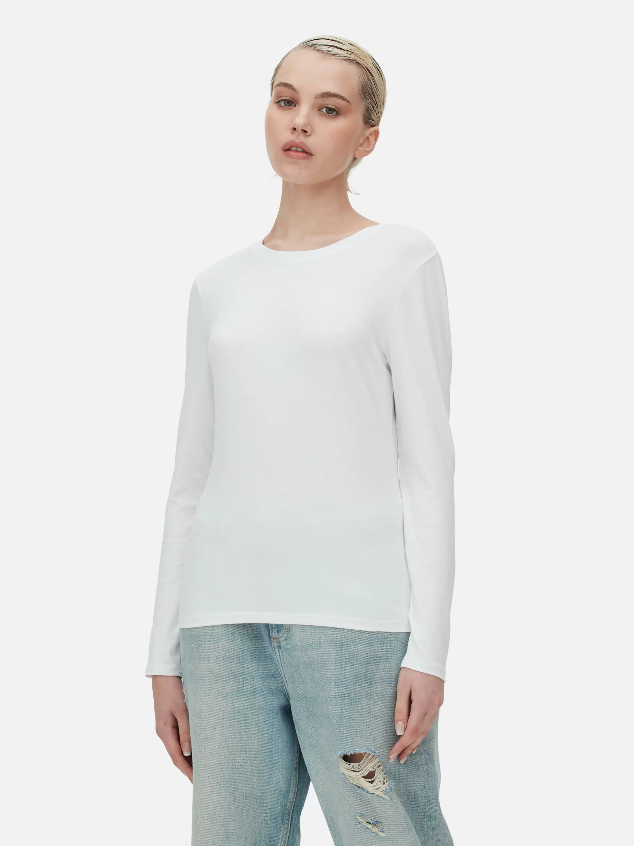 Primark Tops En T-Shirts^Stretch Top Met Lange Mouwen