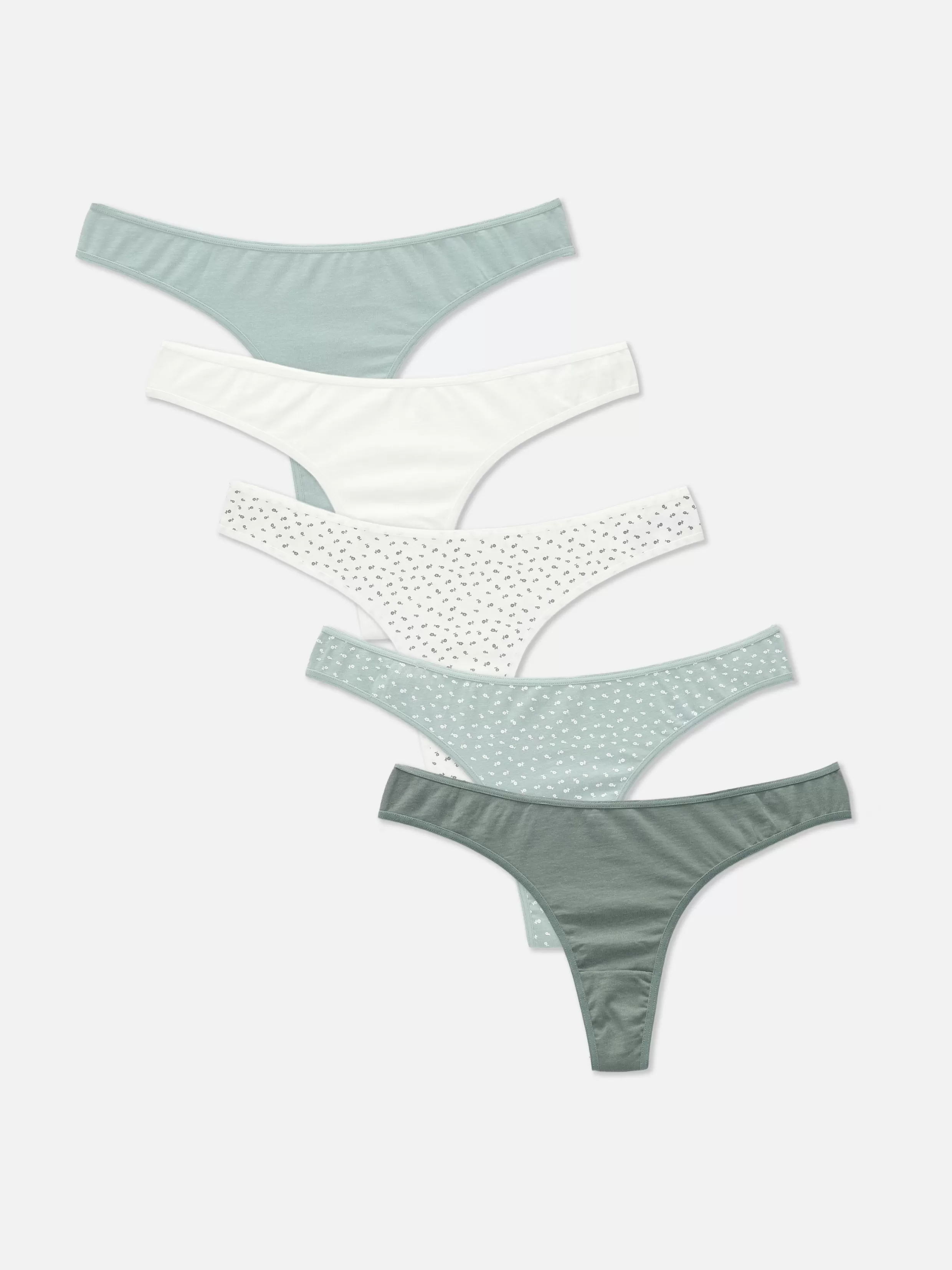 Primark Ondergoed^Strings Met Patroon Voor Elke Dag, Set Van 5