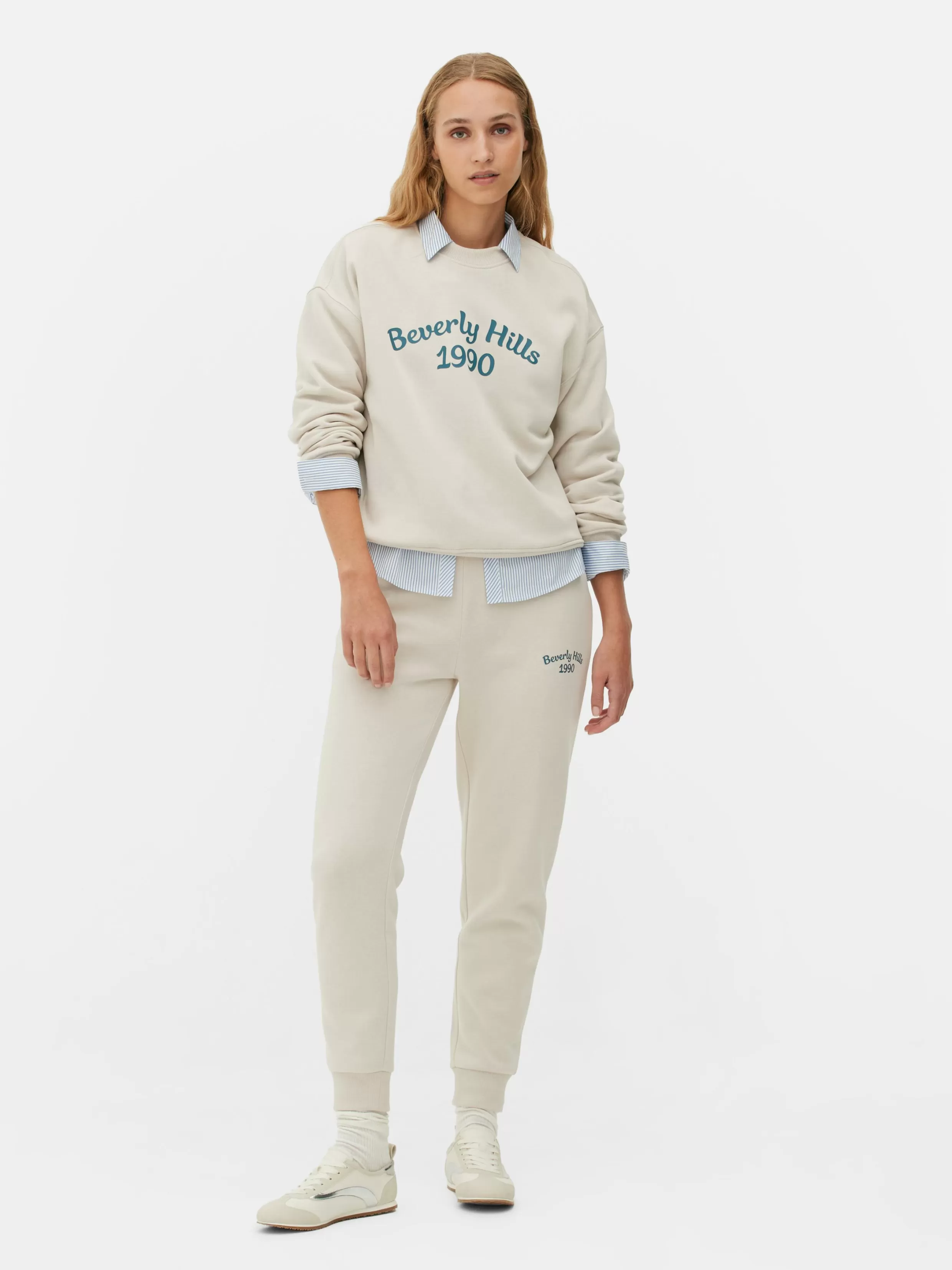 Primark Hoodies En Sweatshirts^Sweater Met Tekst En Ronde Hals