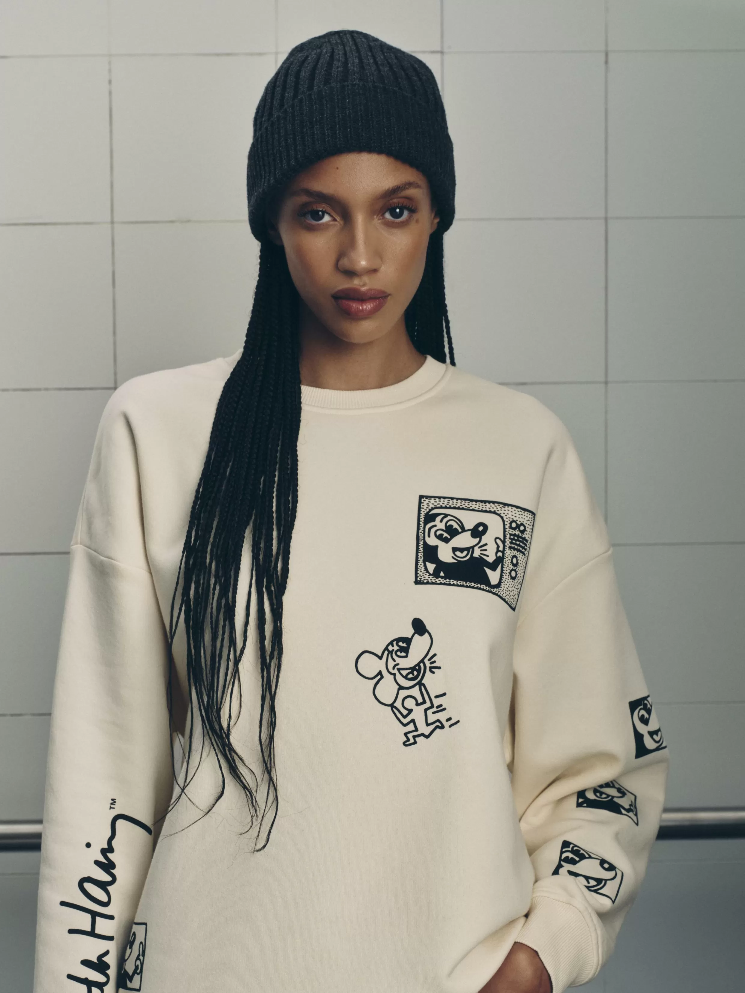 Primark Hoodies En Sweatshirts^Sweatshirt Disney's Mickey Mouse X Keith Haring