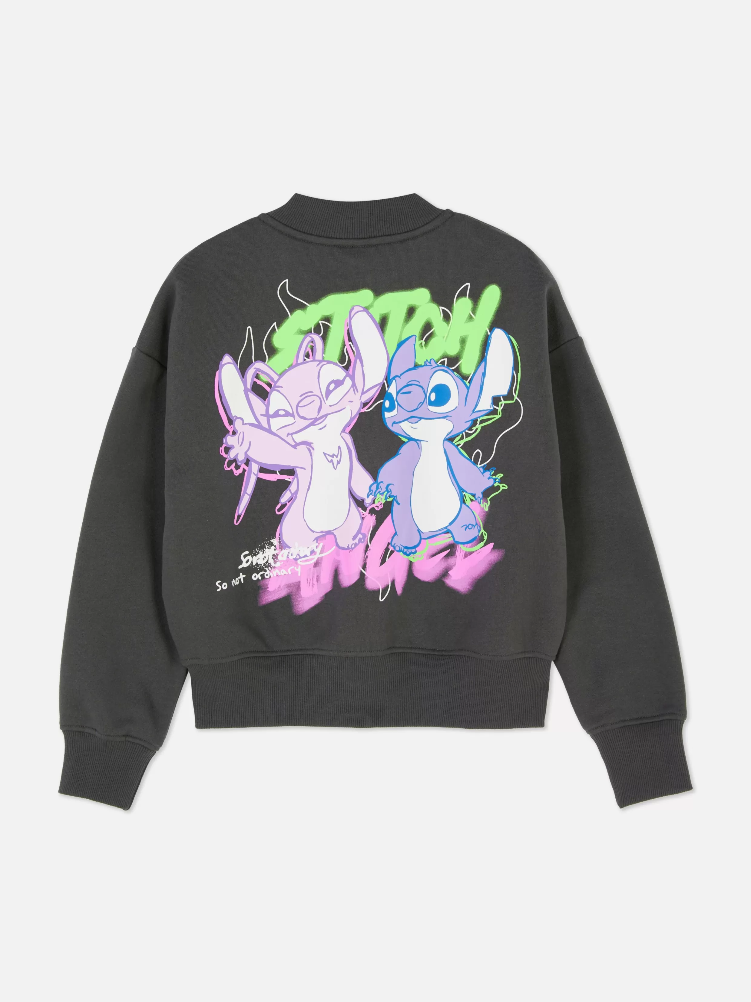 Primark Hoodies En Sweatshirts^Sweatshirt Met Graffiti Disney's Stitch & Angel