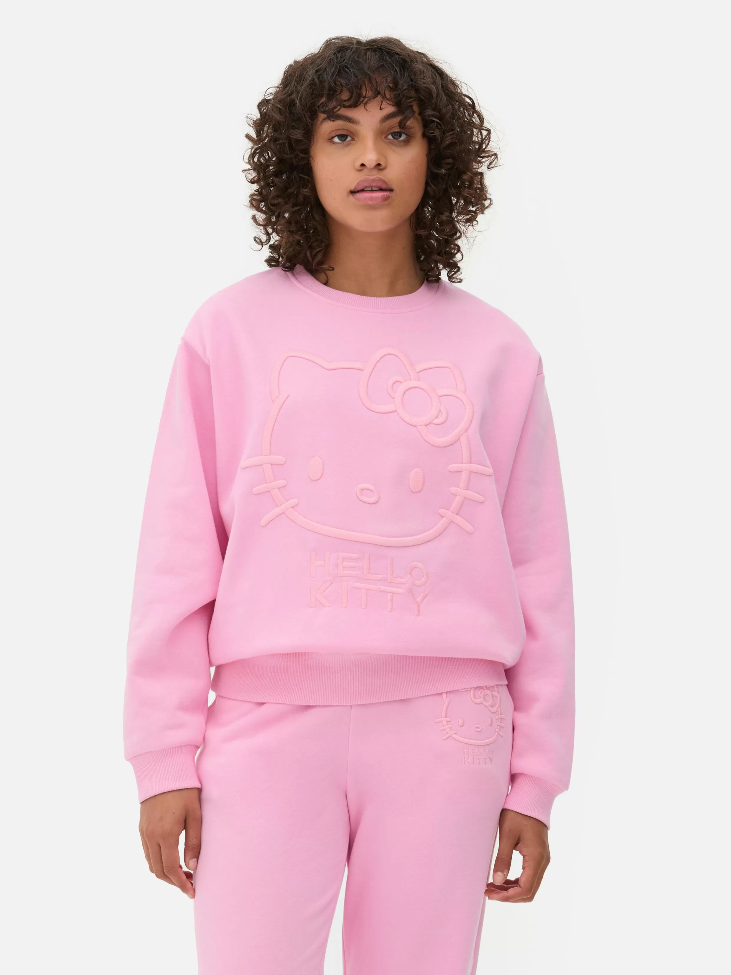 Primark Hoodies En Sweatshirts^Sweatshirt Met Print En Borduursel Hello Kitty