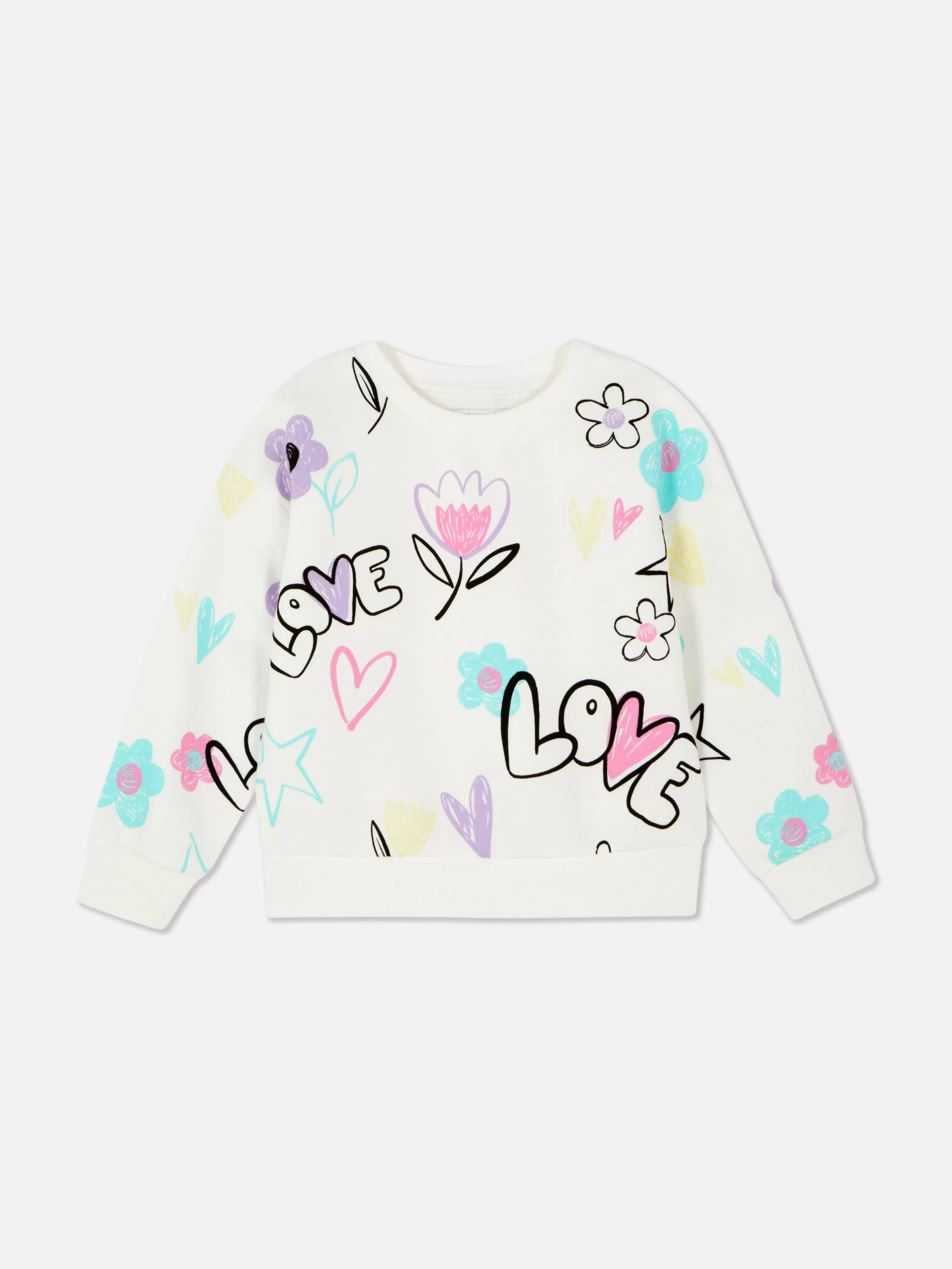 Primark Hoodies En Sweatshirts^Sweatshirt Met Print En Ronde Hals