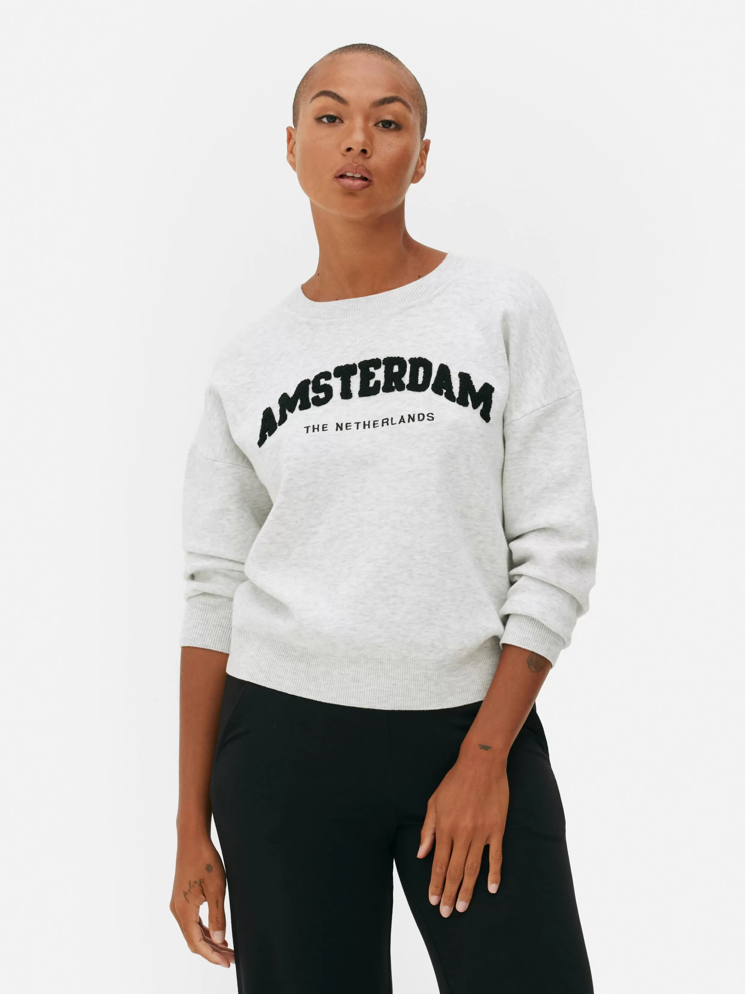 Primark Hoodies En Sweatshirts^Sweatshirt Met Tekst Op De Voorkant