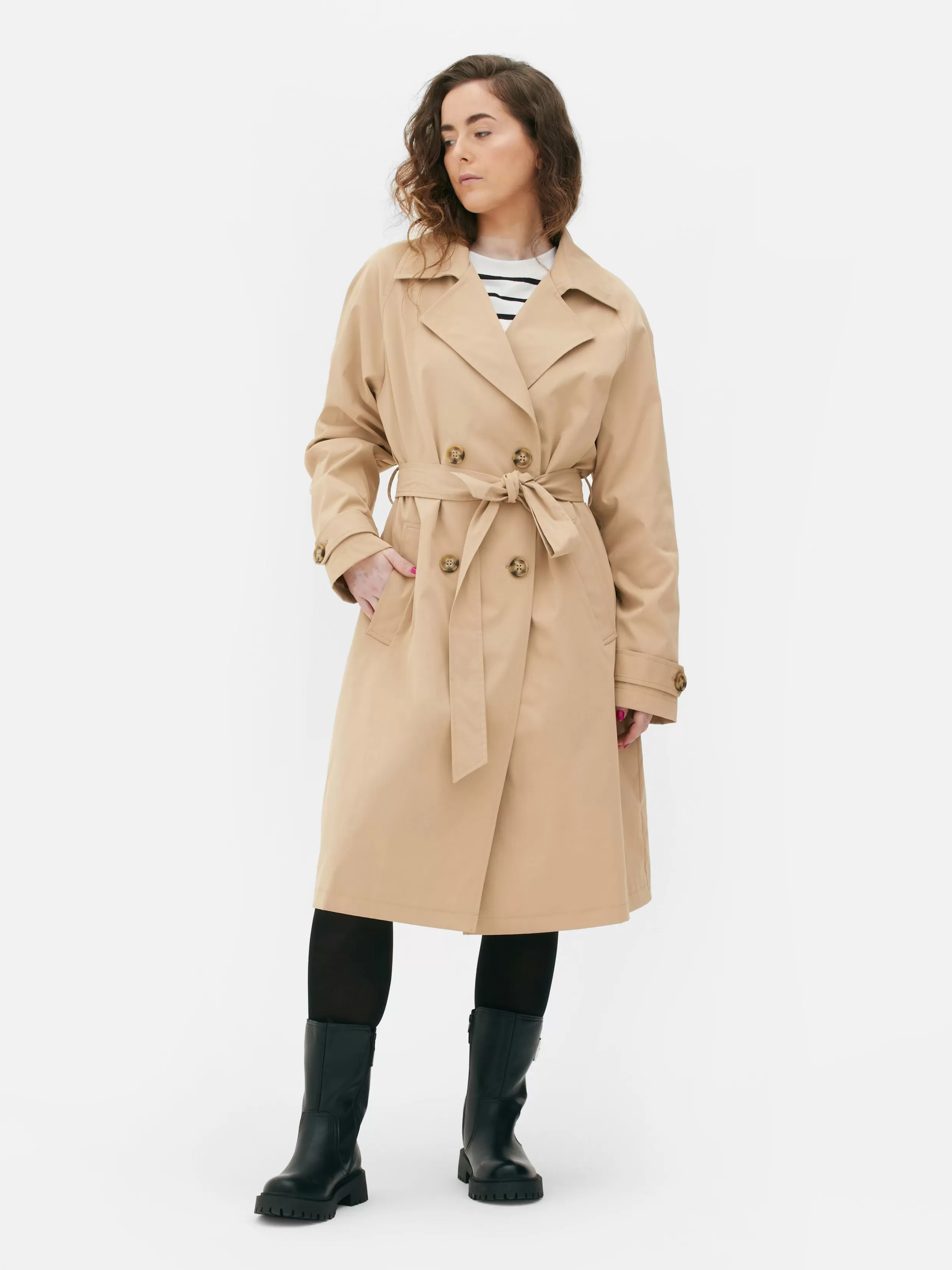 Primark Jassen En Jacks^Trenchcoat Met Dubbele Rij Knopen