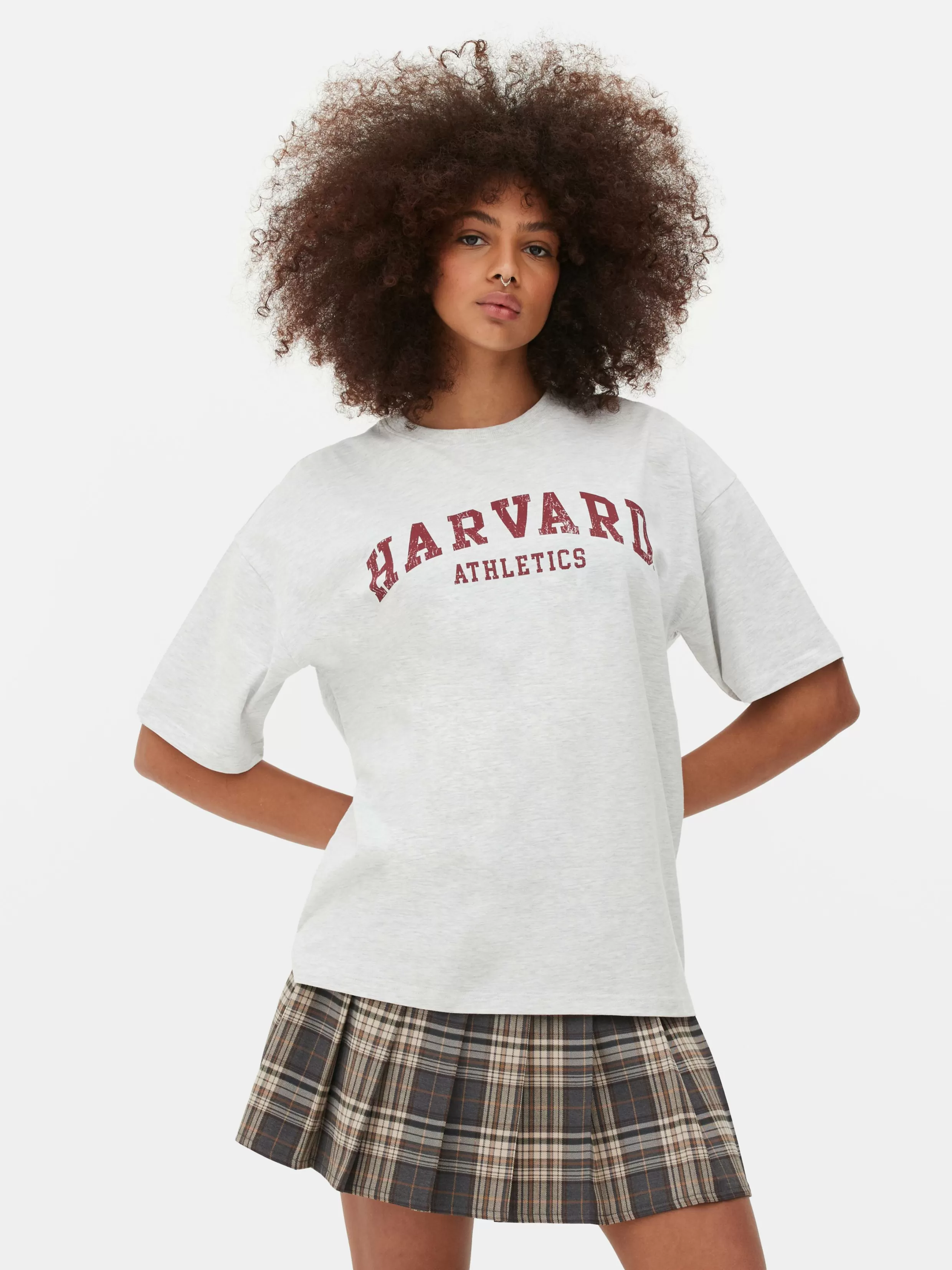 Primark Tops En T-Shirts^T-shirt Met Korte Mouwen Harvard