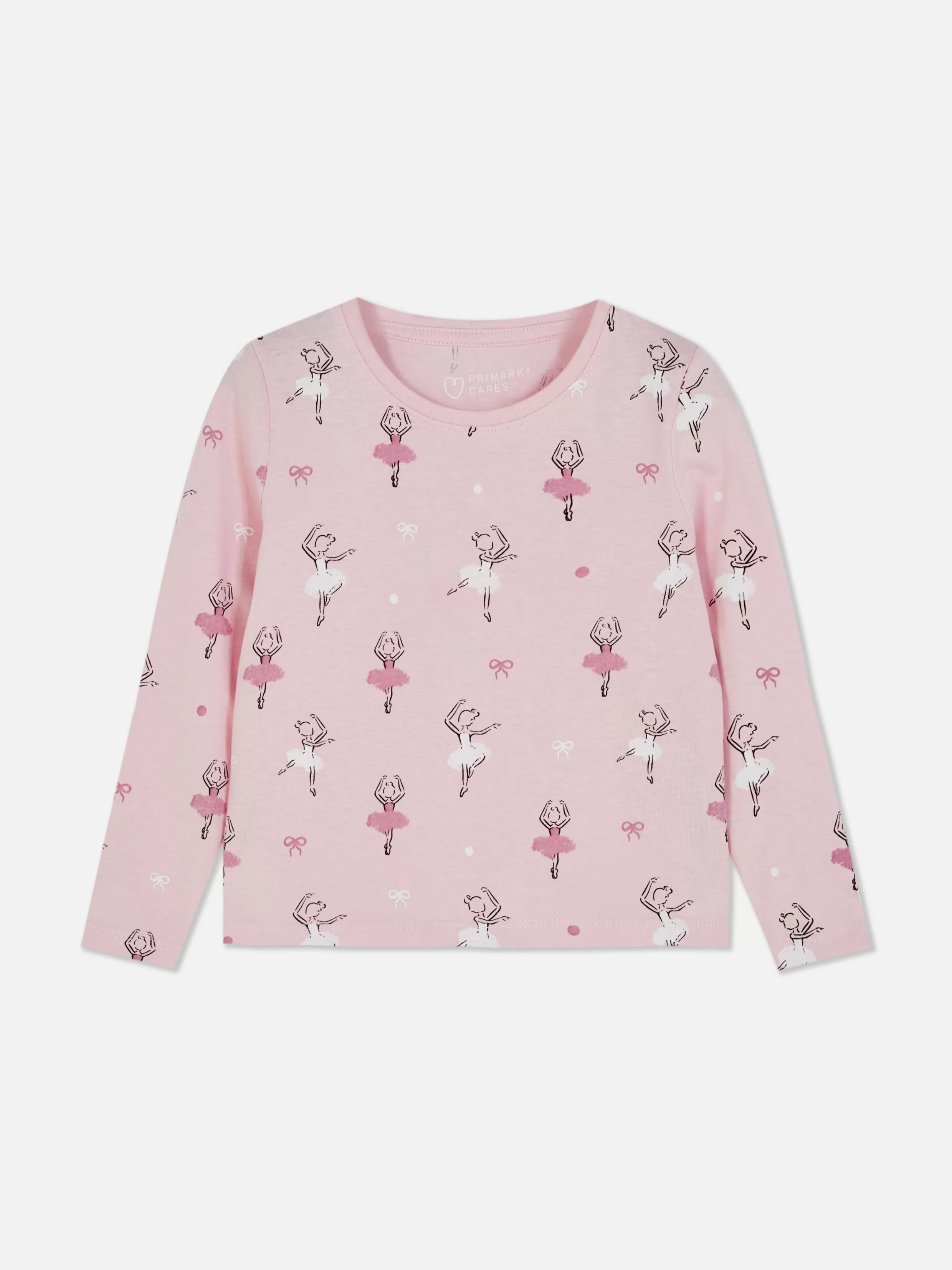 Primark Tops En T-Shirts^T-shirt Met Lange Mouwen En Balletprint