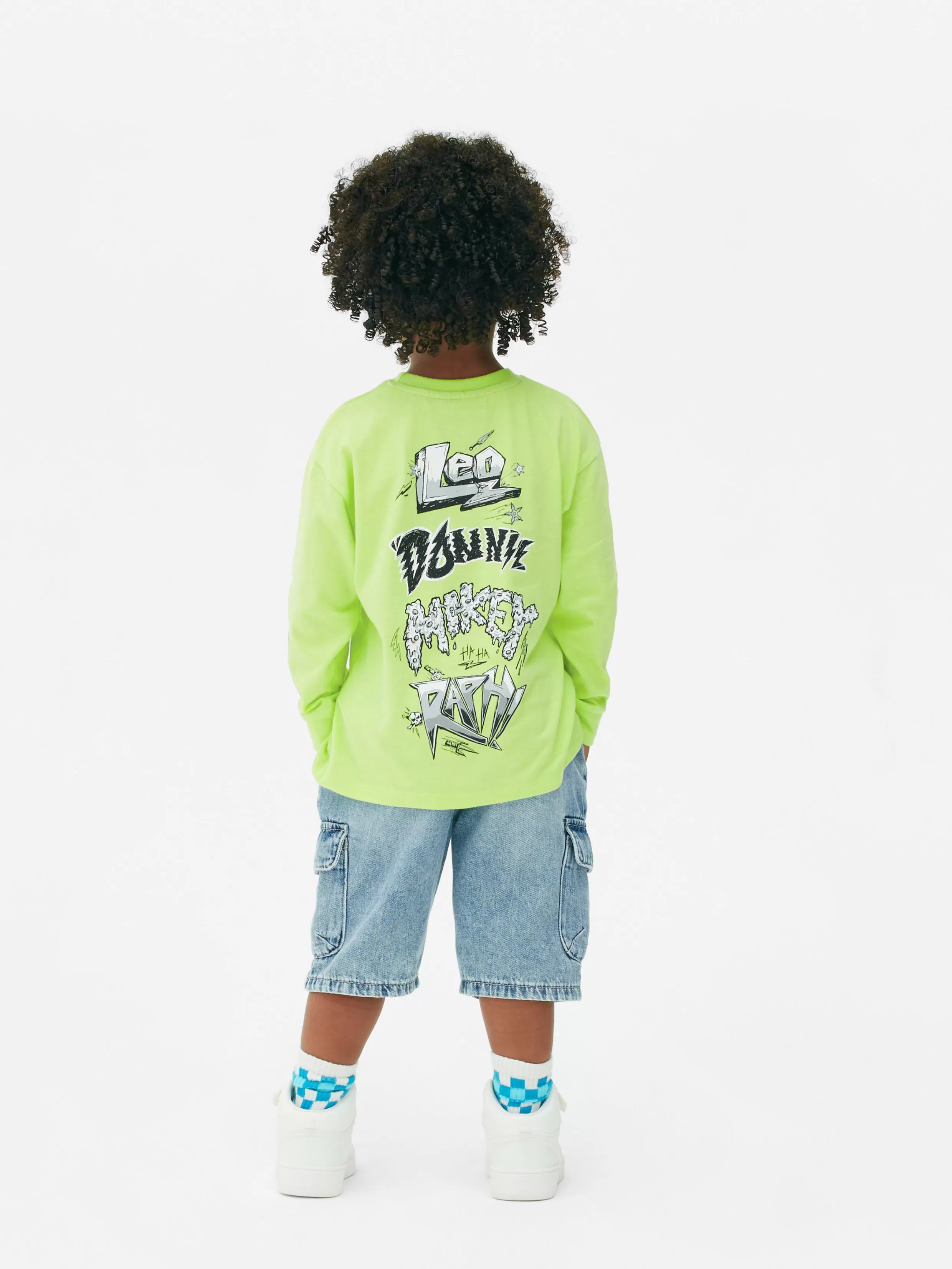 Primark Tops En T-Shirts^T-shirt Met Lange Mouwen En Print Teenage Mutant Ninja Turtles