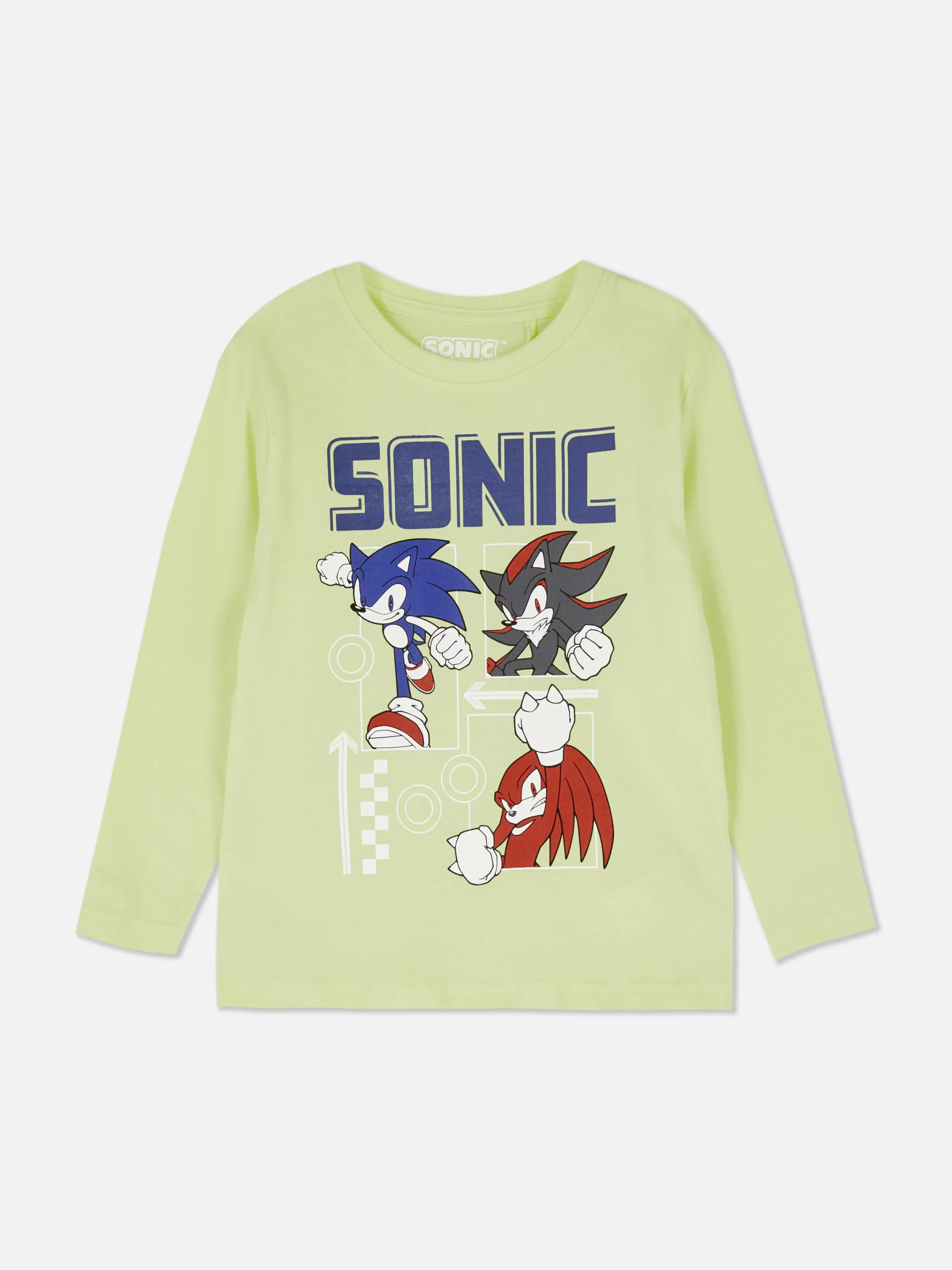 Primark Tops En T-Shirts^T-shirt Met Lange Mouwen Sonic The Hedgehog