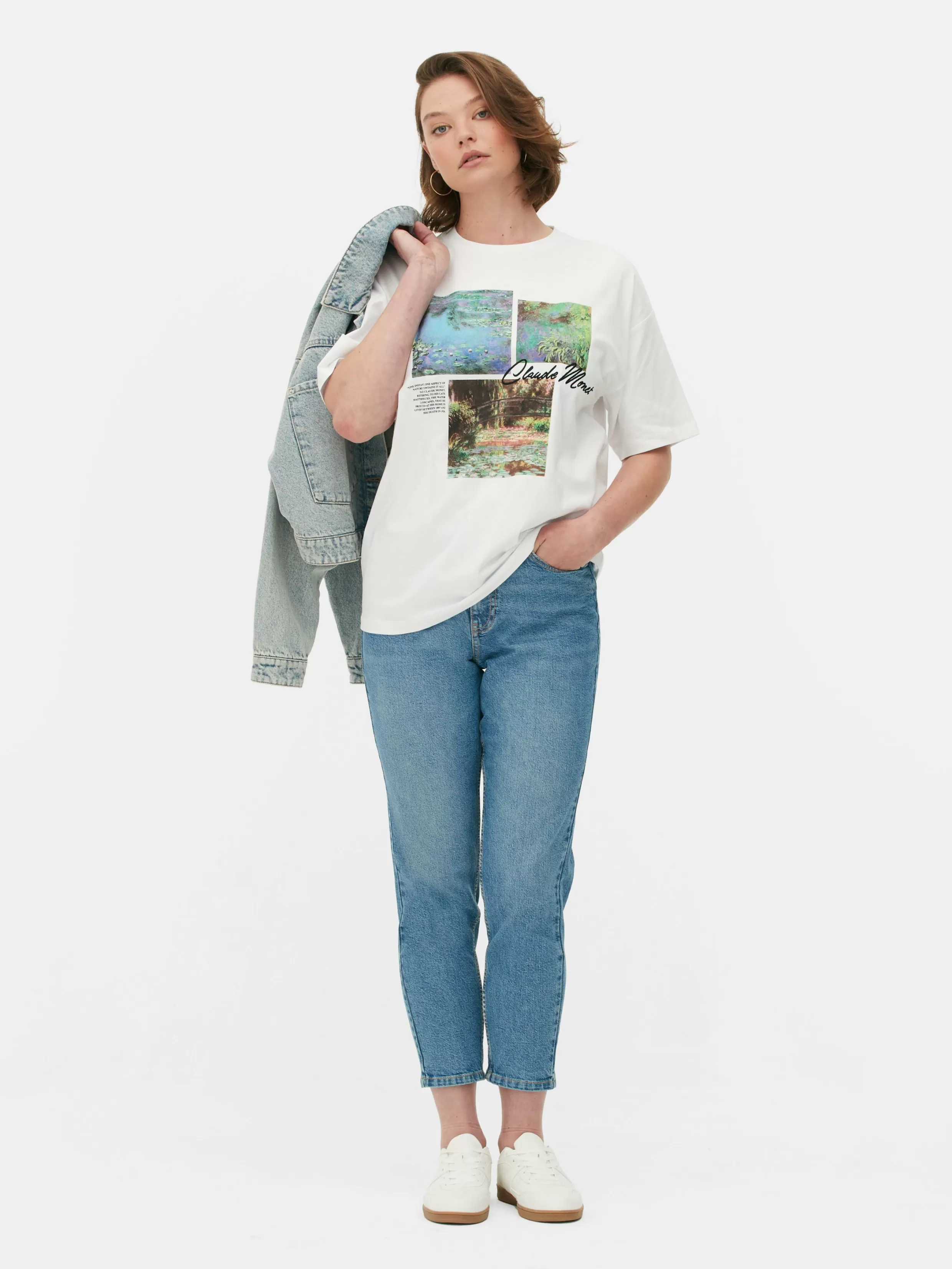 Primark Tops En T-Shirts^T-shirt Met Panelenprint Claude Monet