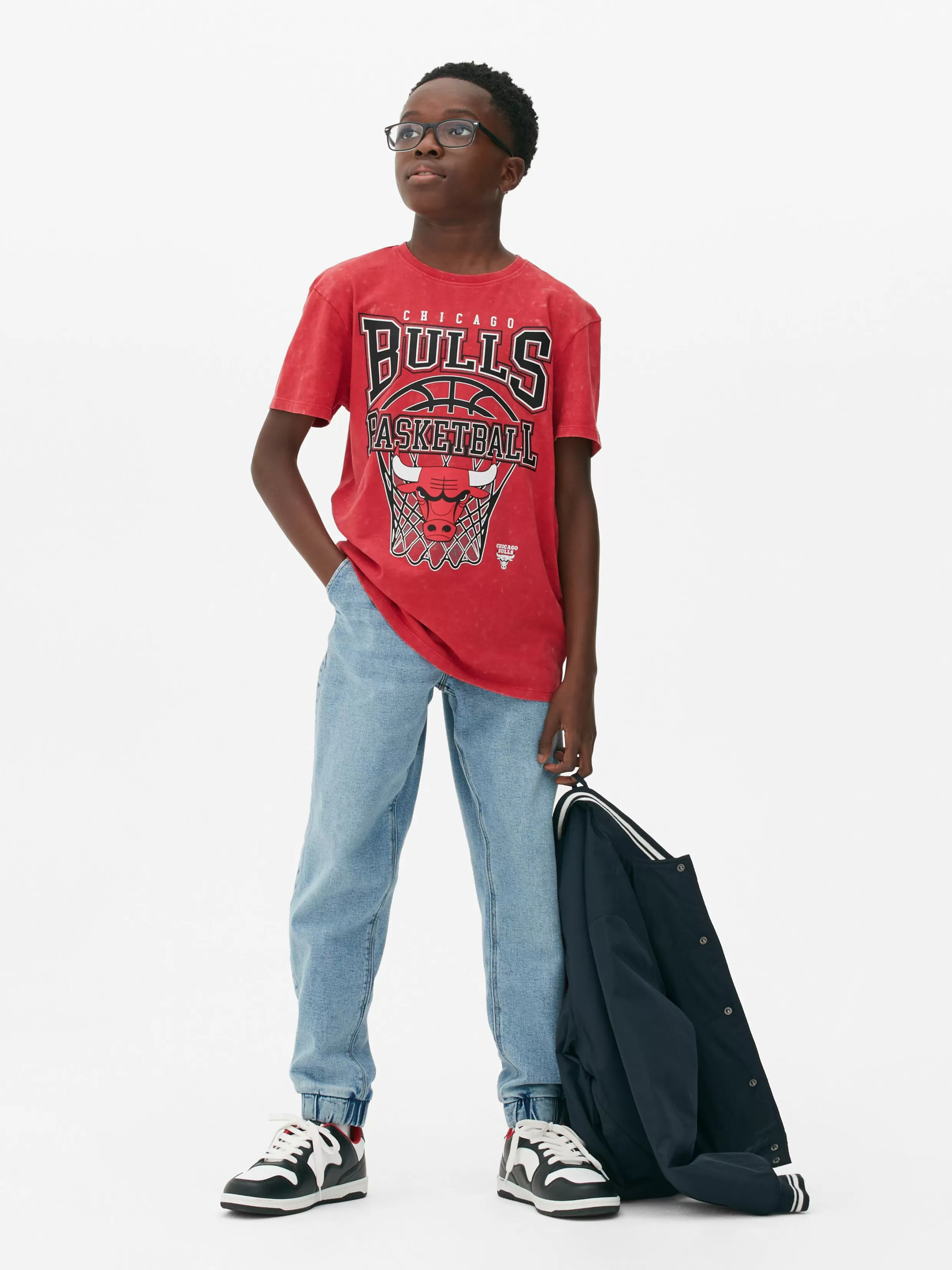 Primark Tops En T-Shirts^T-shirt Met Print NBA Chicago Bulls