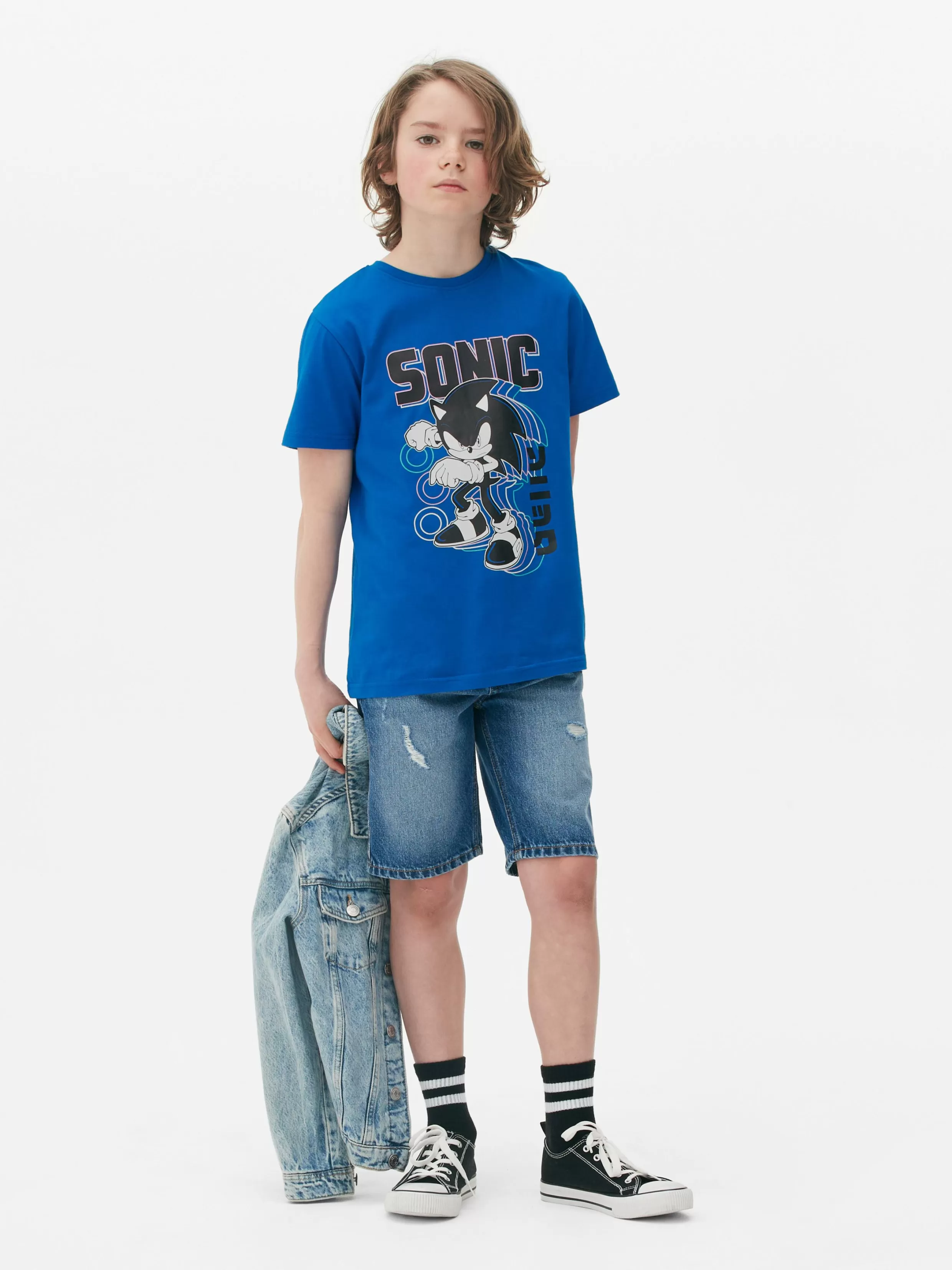 Primark Tops En T-Shirts^T-shirt Met Print Sonic The Hedgehog