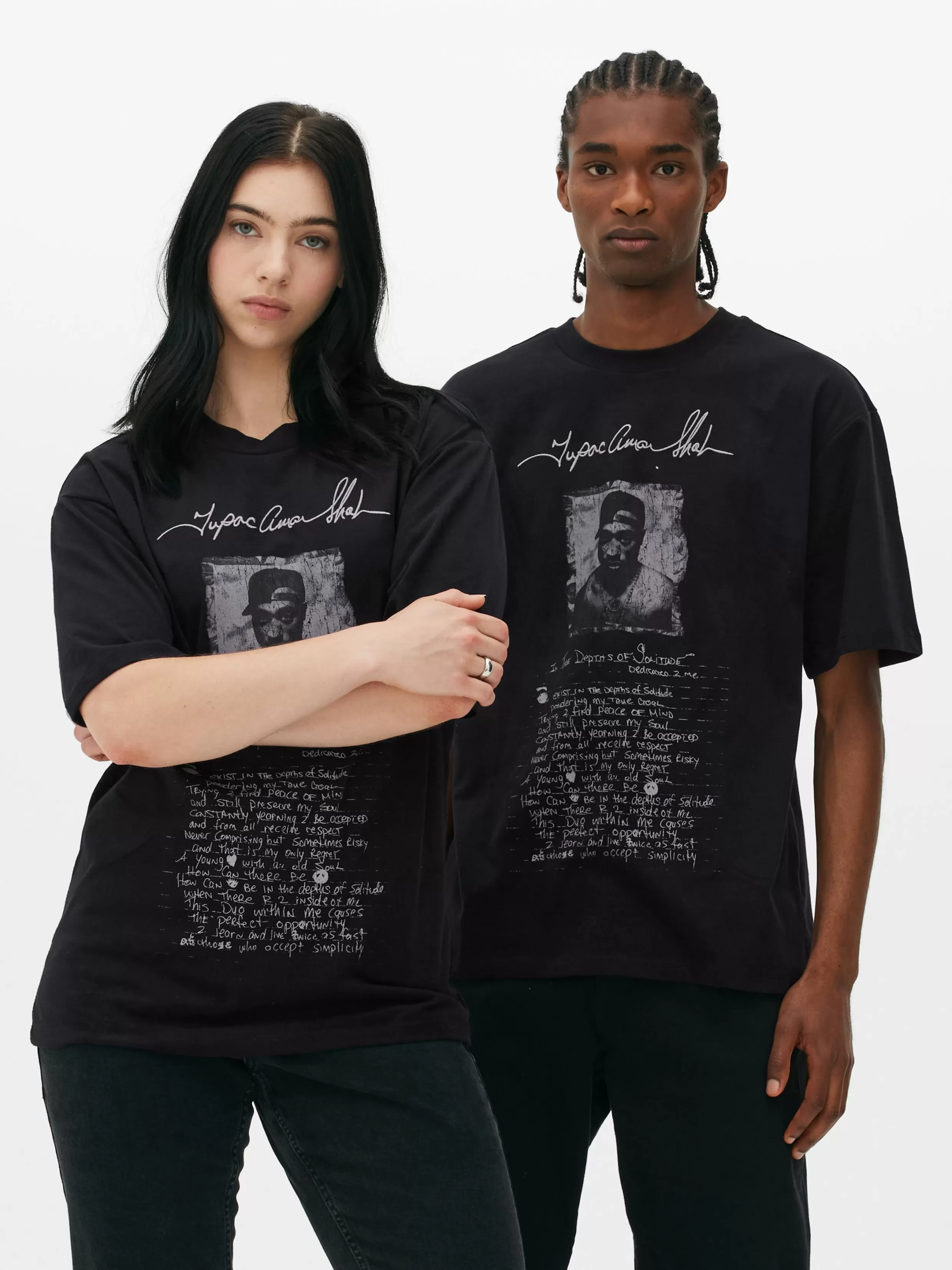 Primark T-Shirts En Sweatshirts Met Print | Tops En T-Shirts^T-shirt Met Tekstprint Tupac