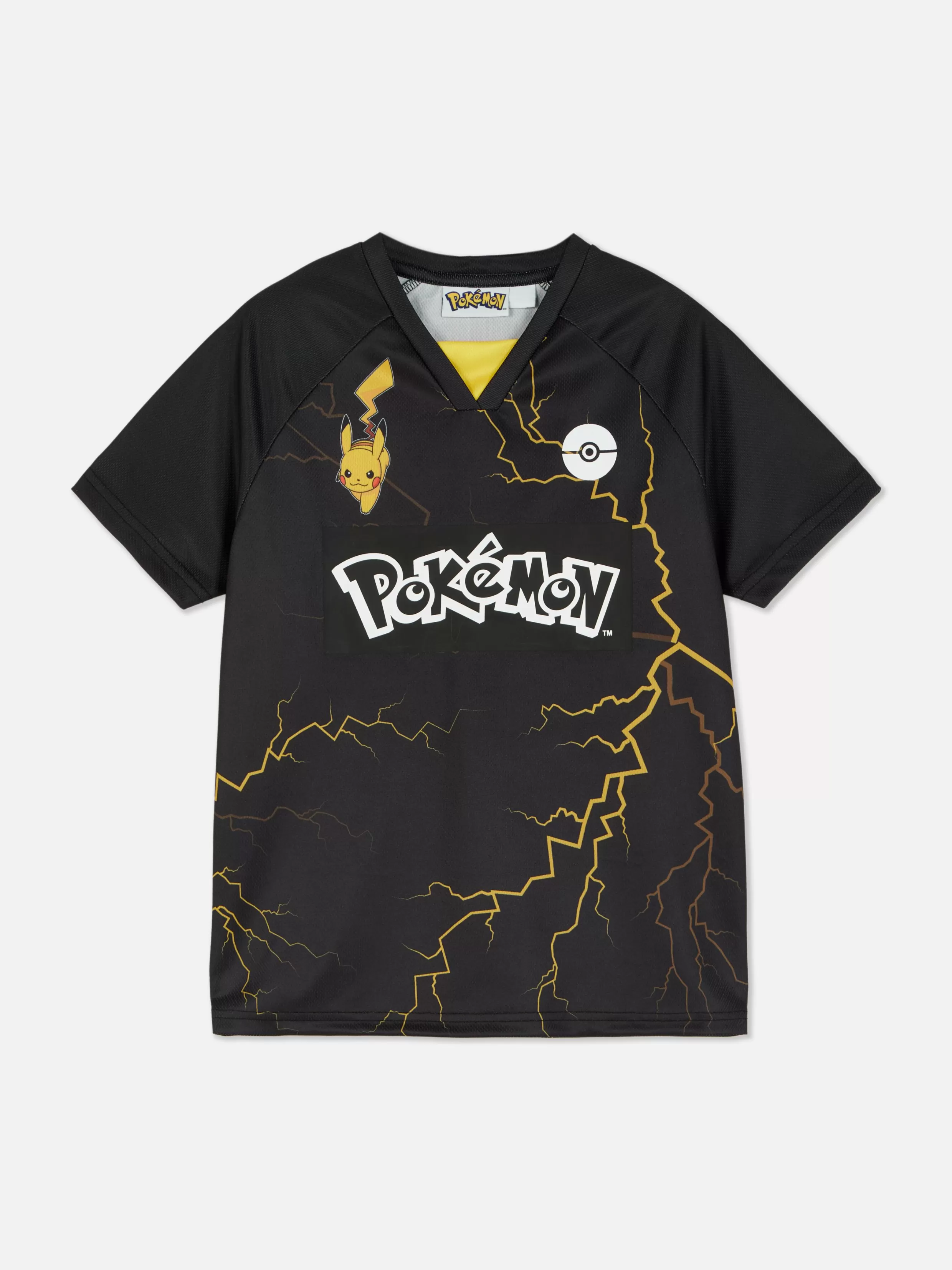 Primark Tops En T-Shirts^T-shirt Met V-hals Pokémon Pikachu