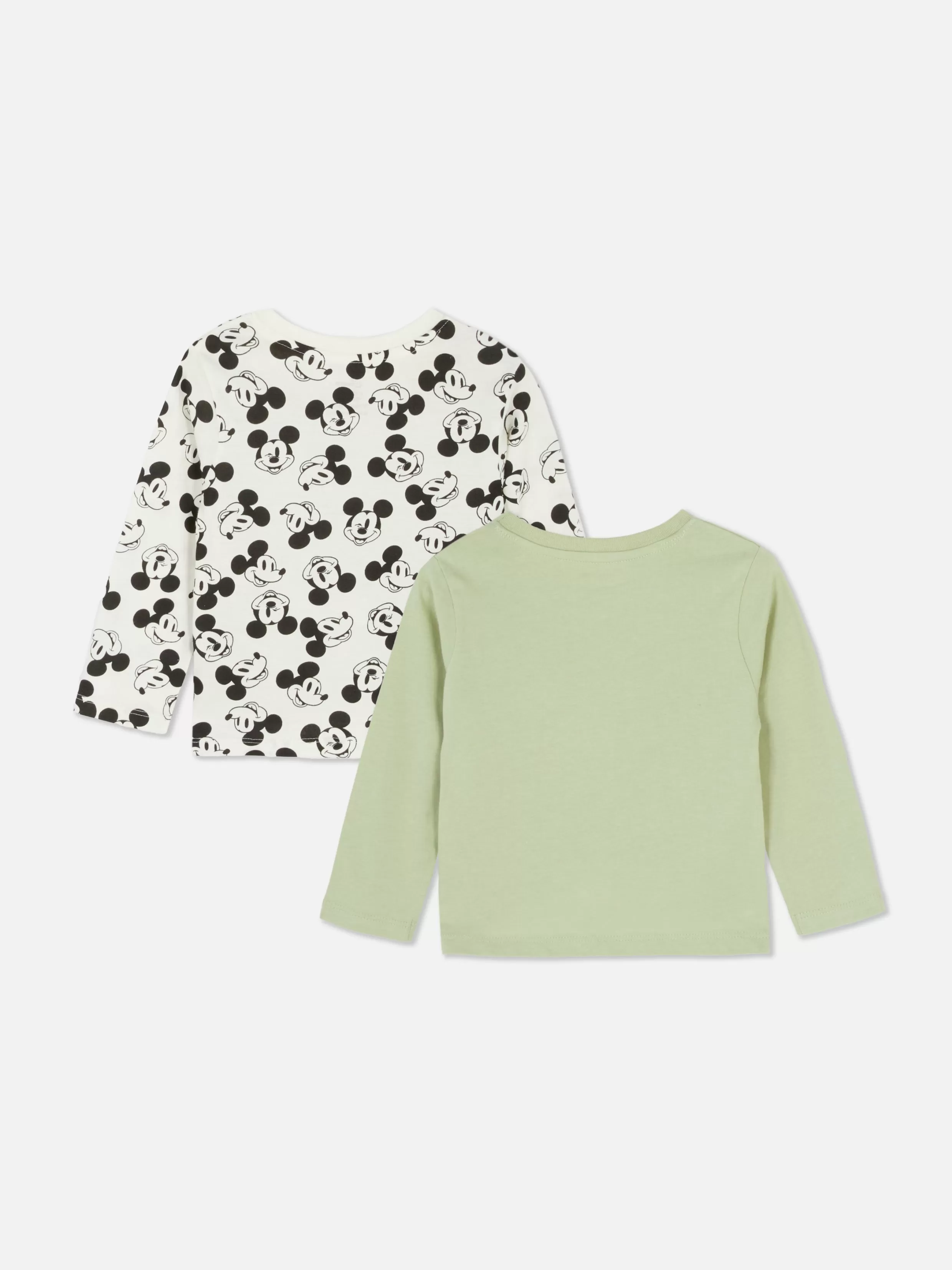 Primark Tops En T-Shirts^T-shirts Met Lange Mouwen Disney's Mickey Mouse, Set Van 2