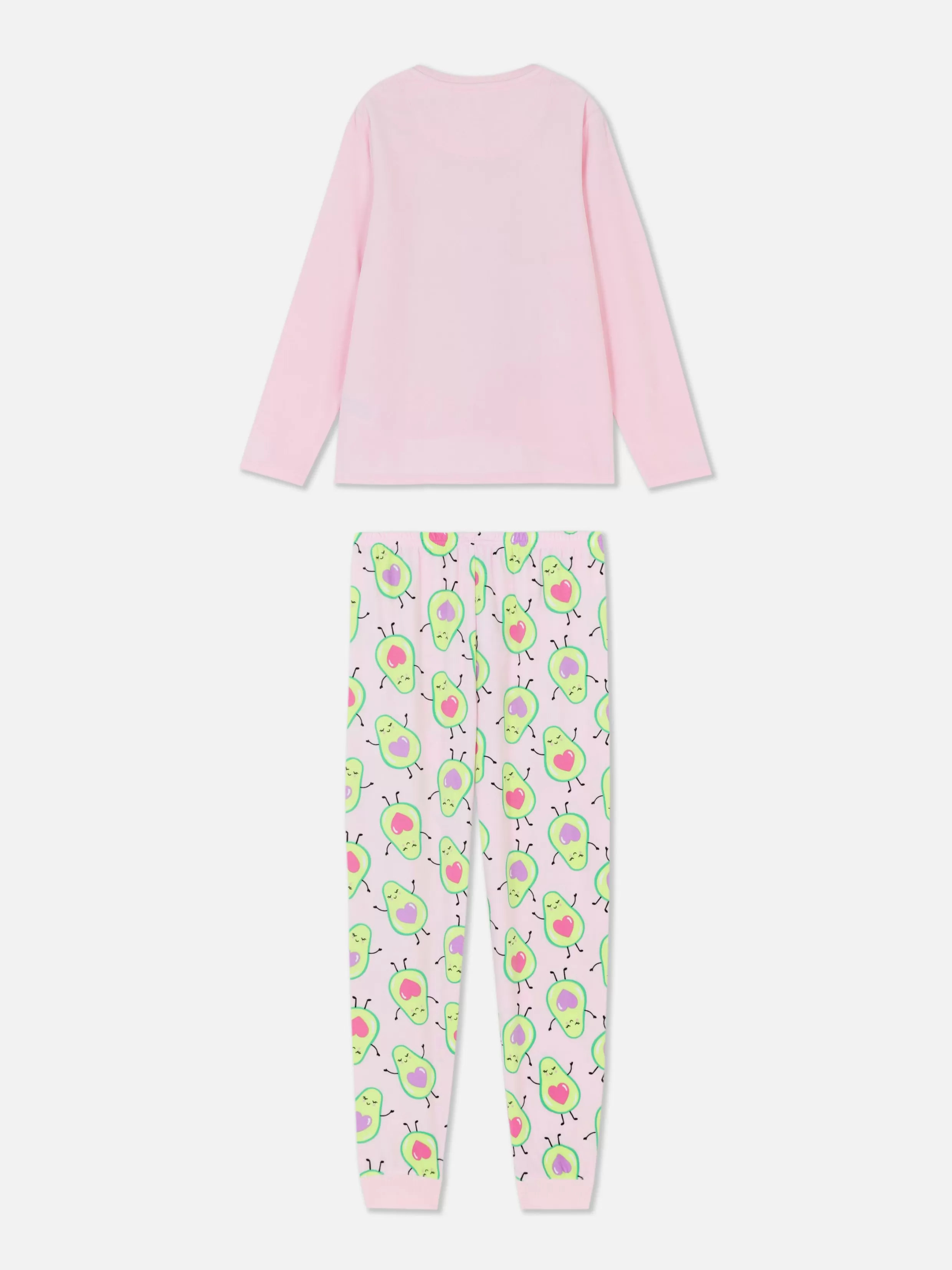 Primark Pyjama'S En Nachtkleding^Velours Pyjama Met Avocadoprint