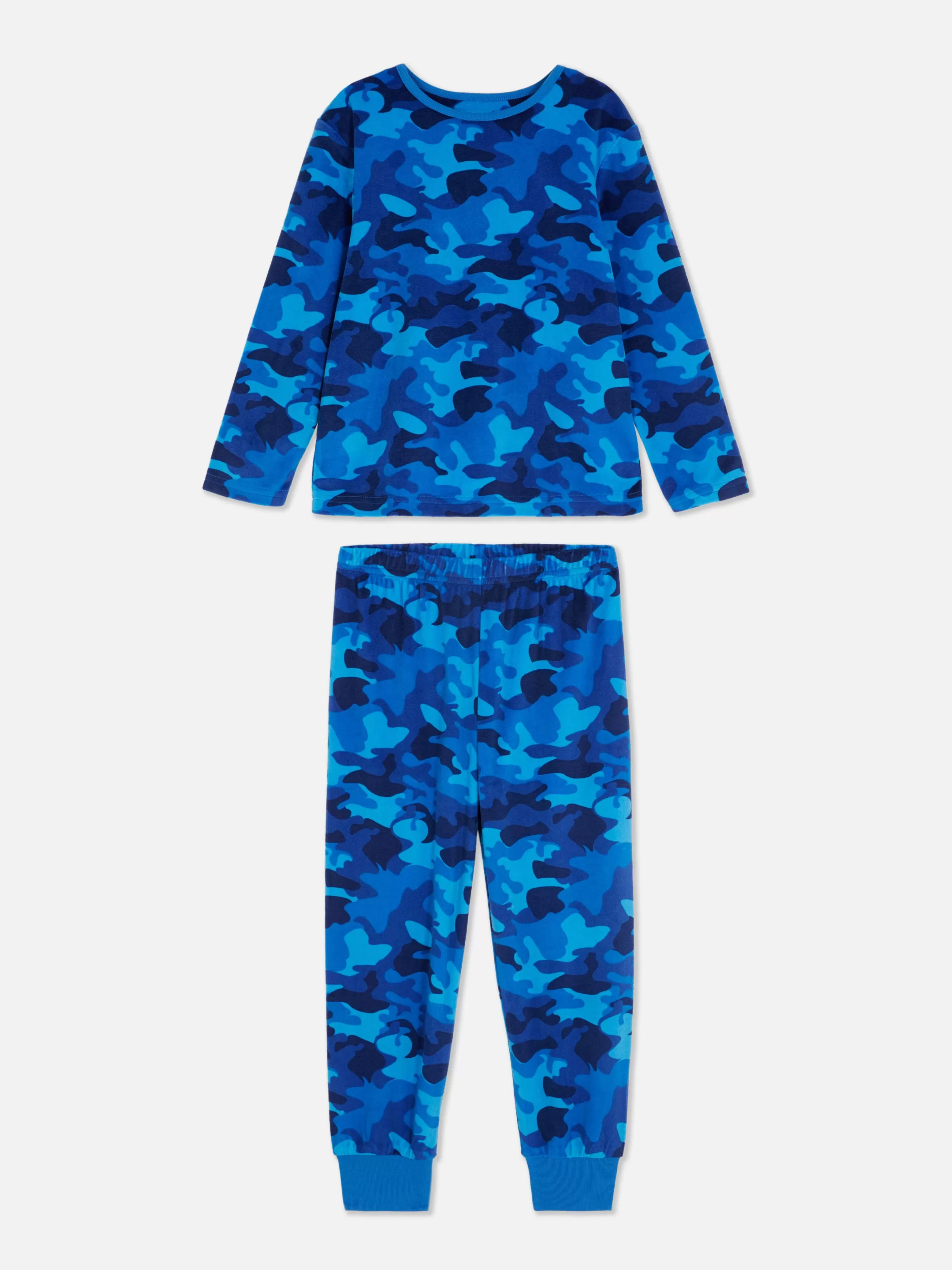 Primark Pyjama'S En Nachtkleding^Velours Pyjama Met Camouflageprint