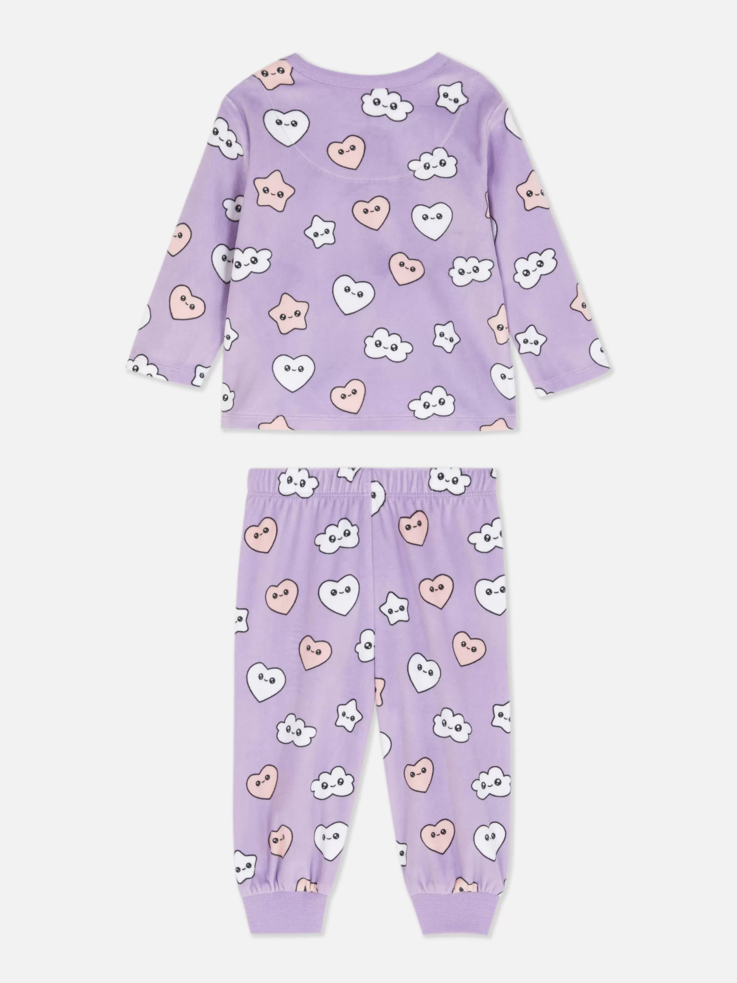 Primark Pyjama'S En Nachtkleding^Velours Pyjama Met Print